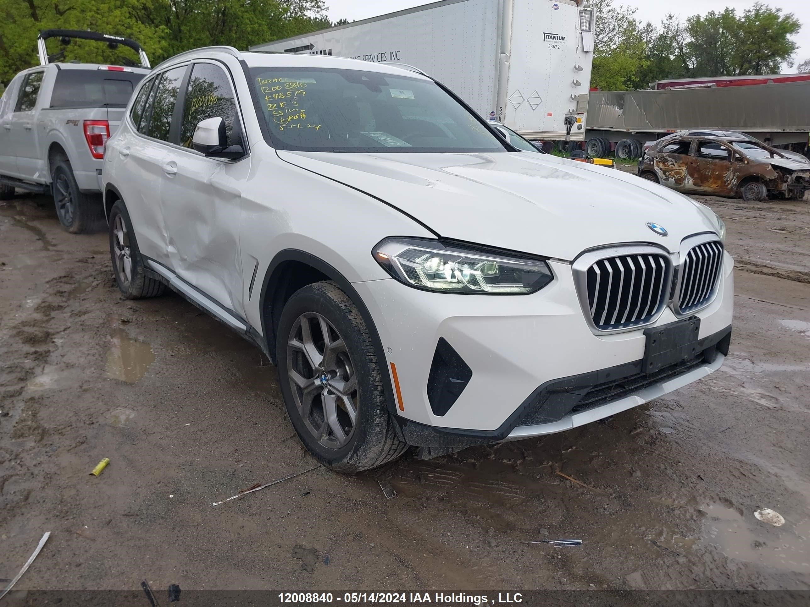 bmw x3 2022 5ux53dp09n9k48579