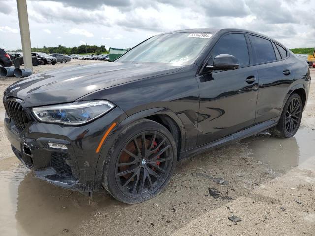 bmw x6 m50i 2021 5uxcy8c04m9h68826