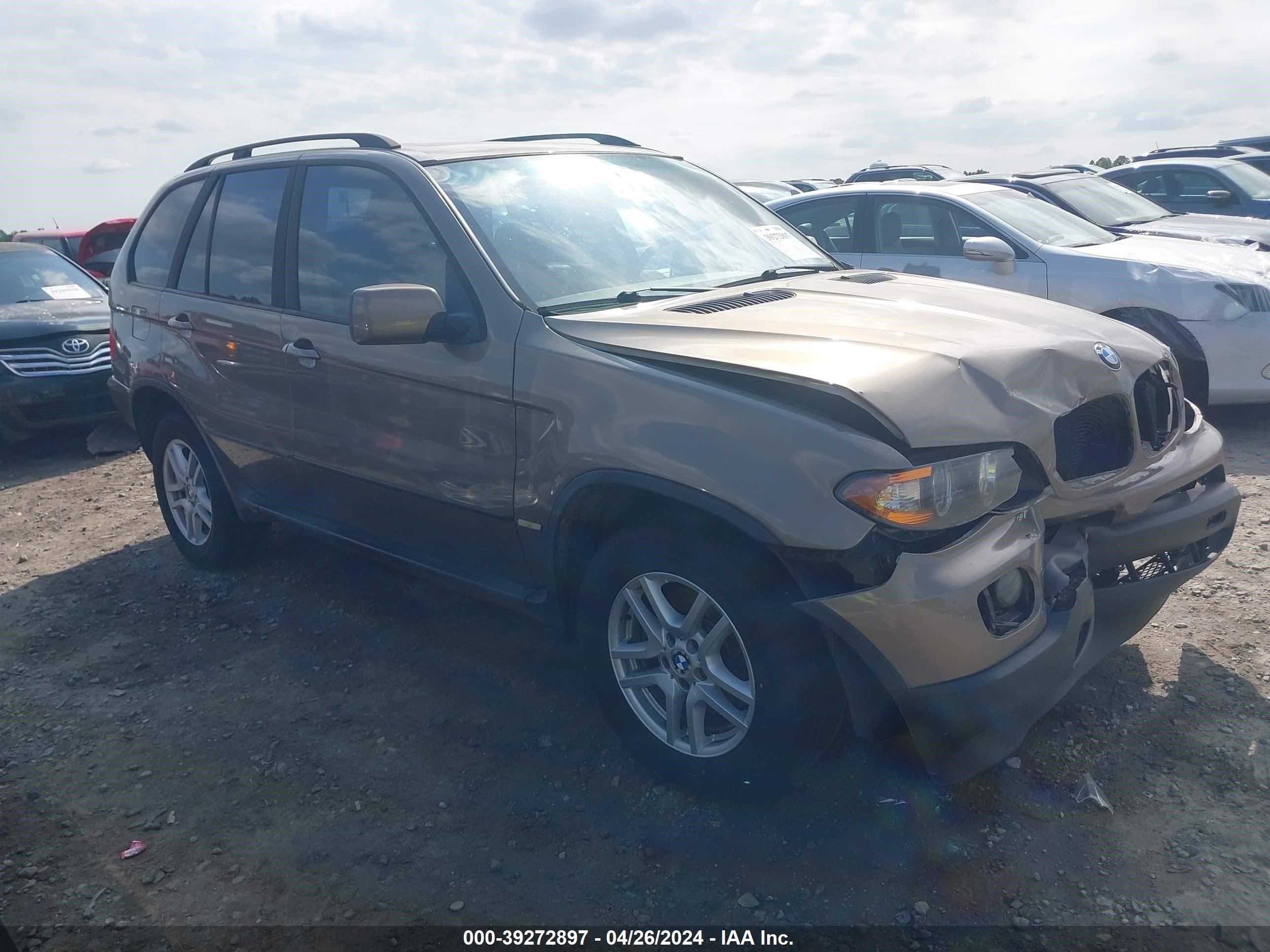 bmw x5 2004 5uxfa13504lu34197