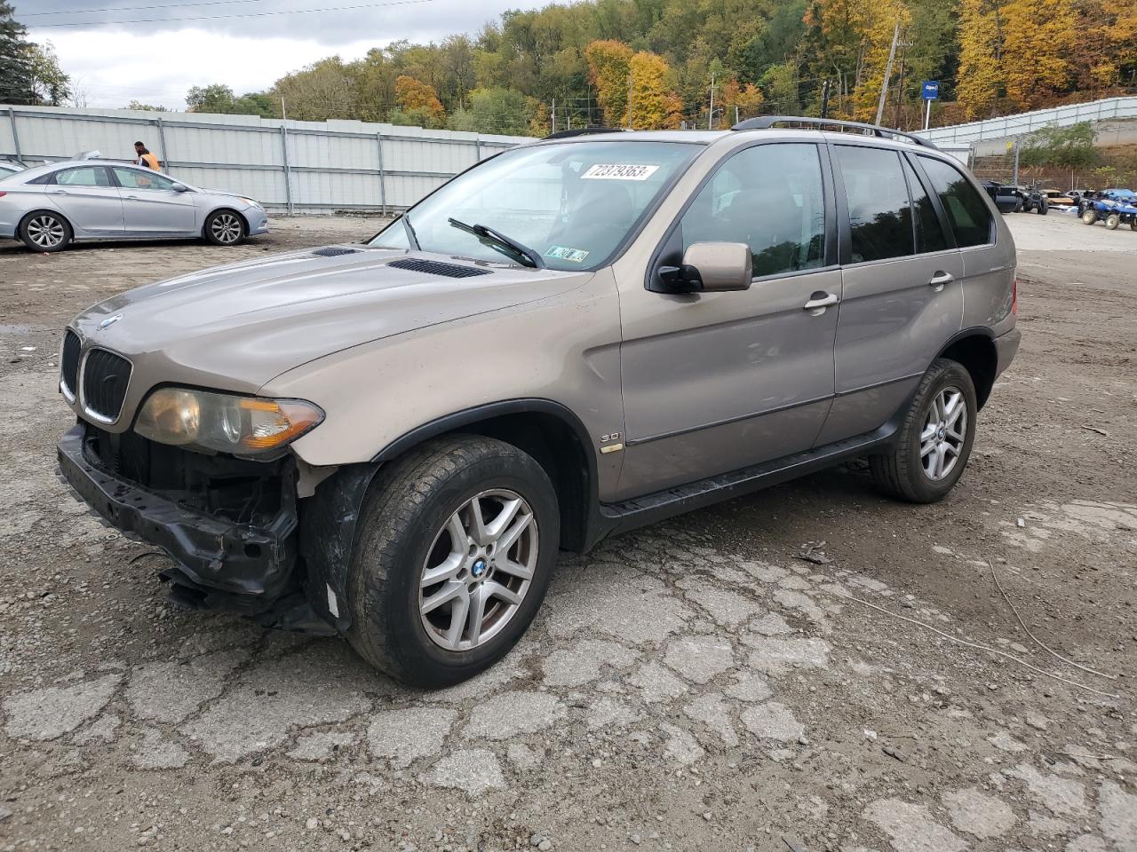 bmw x5 2005 5uxfa13505ly14058