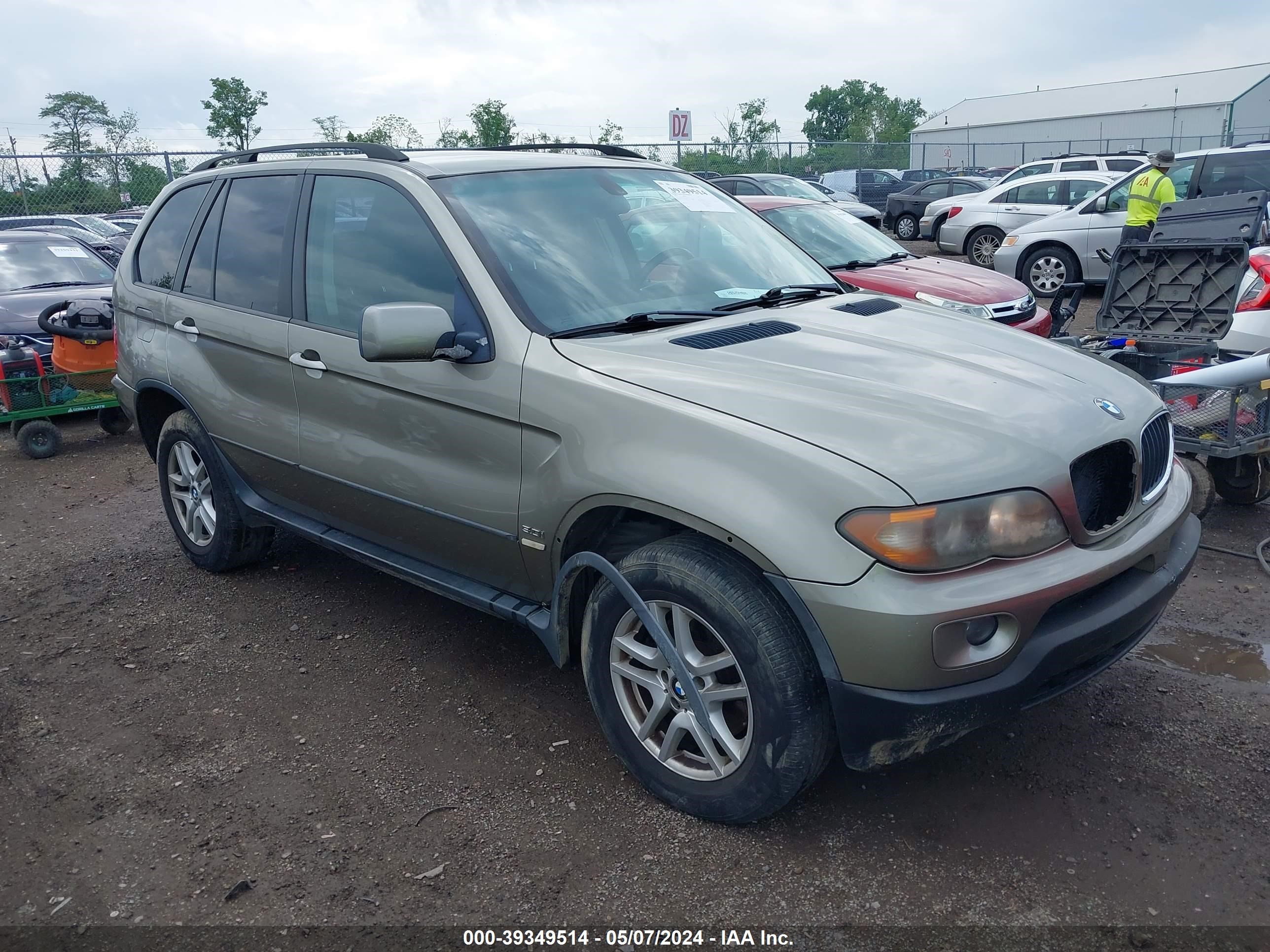 bmw x5 2006 5uxfa13506ly44503