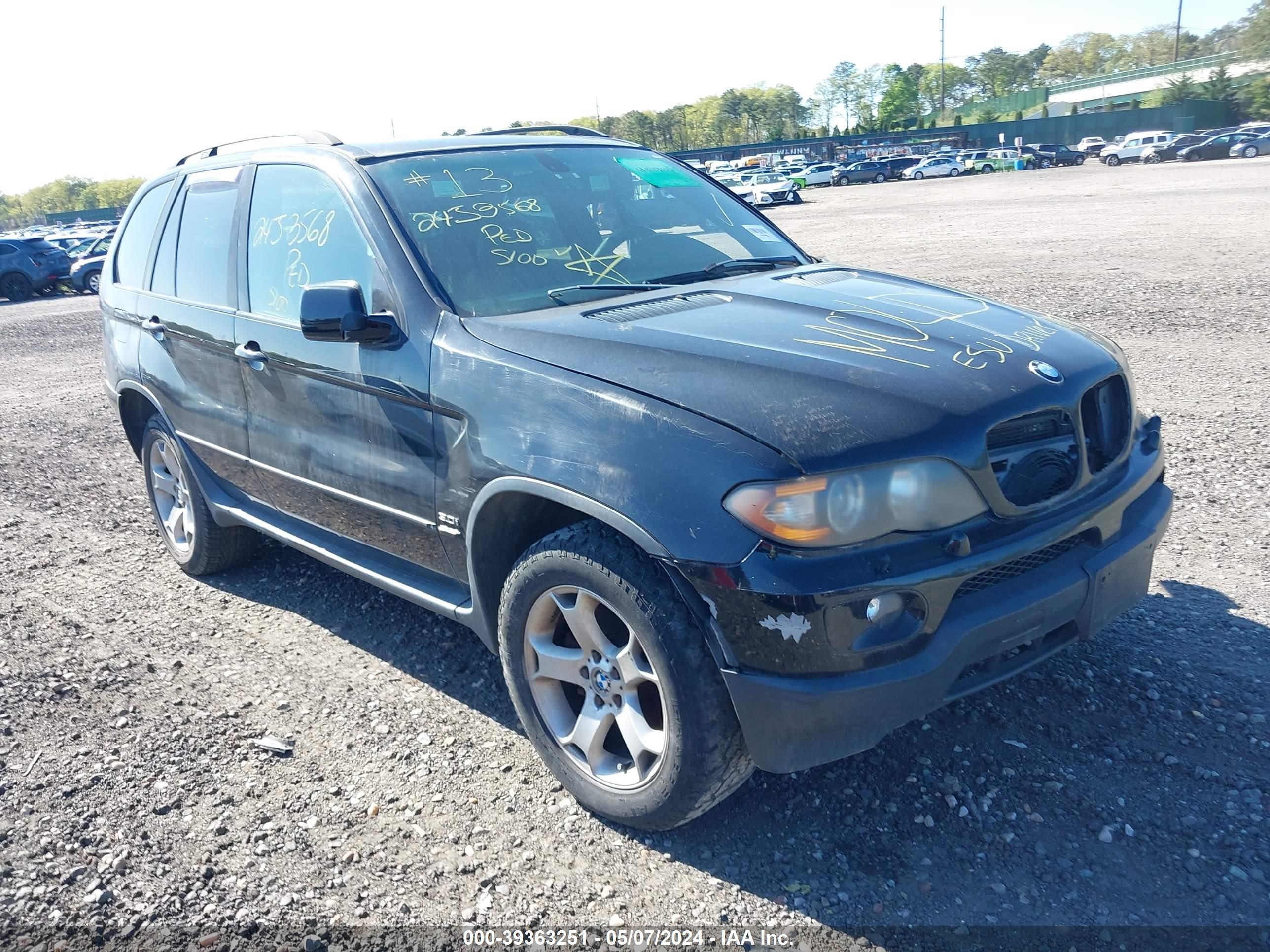 bmw x5 2004 5uxfa13514lu25895