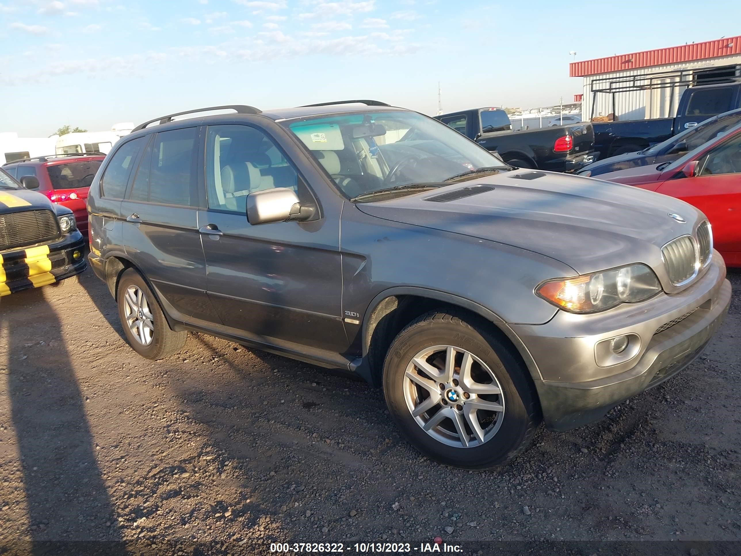 bmw x5 2005 5uxfa13545ly09512