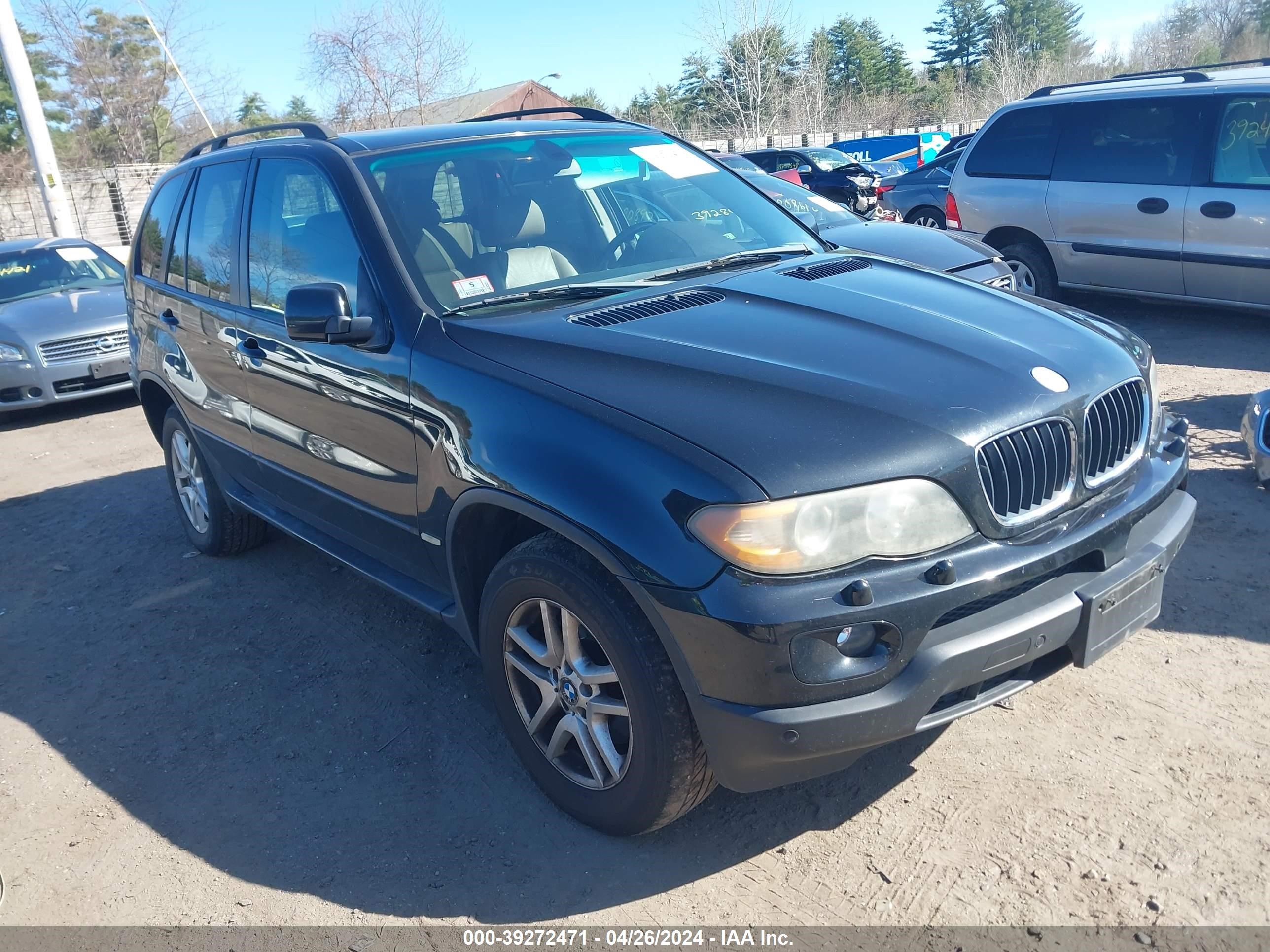 bmw x5 2005 5uxfa13545ly10417