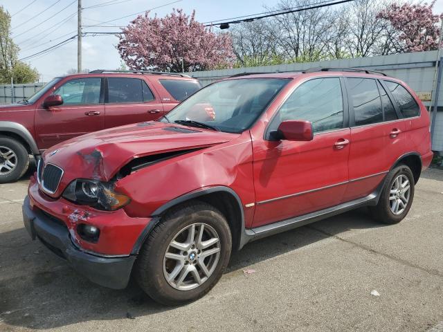 bmw x5 2006 5uxfa13546ly35724