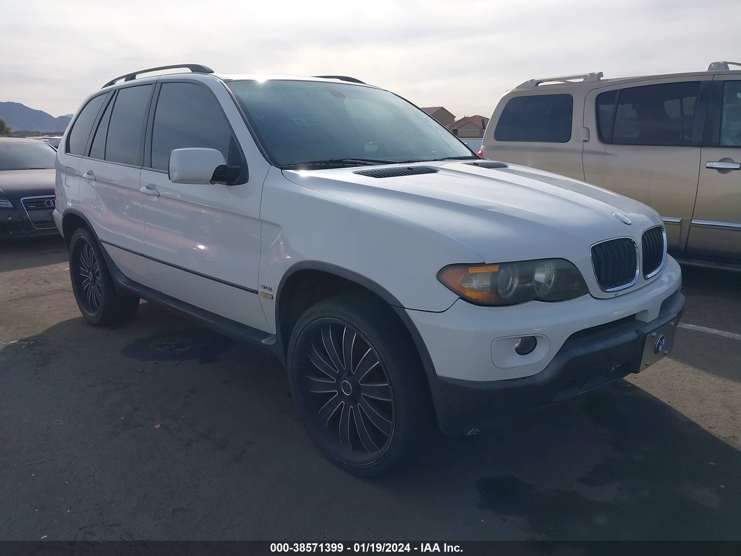 bmw x5 2005 5uxfa13555ly13469