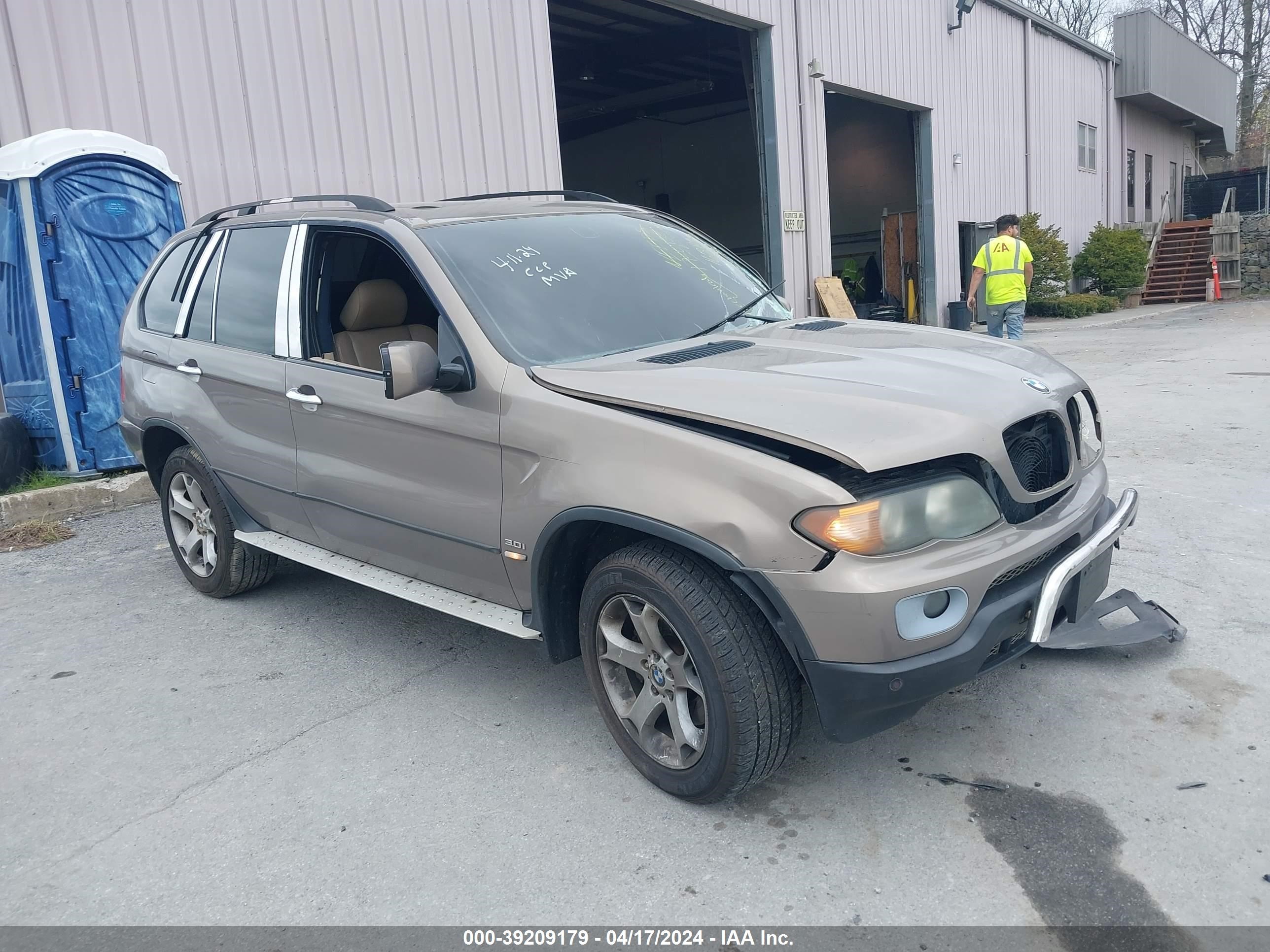 bmw x5 2005 5uxfa13555ly19952