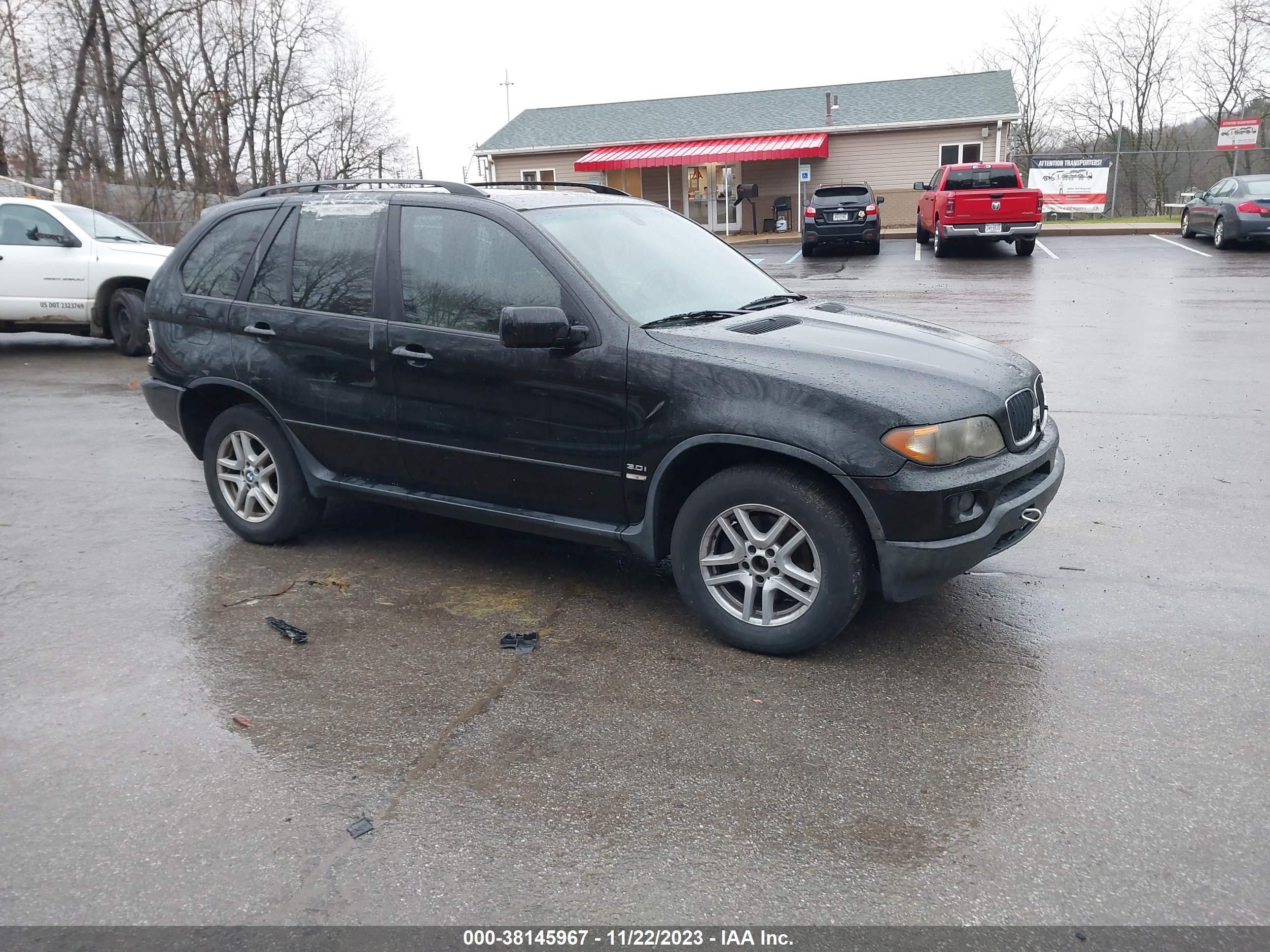 bmw x5 2006 5uxfa13556ly40205