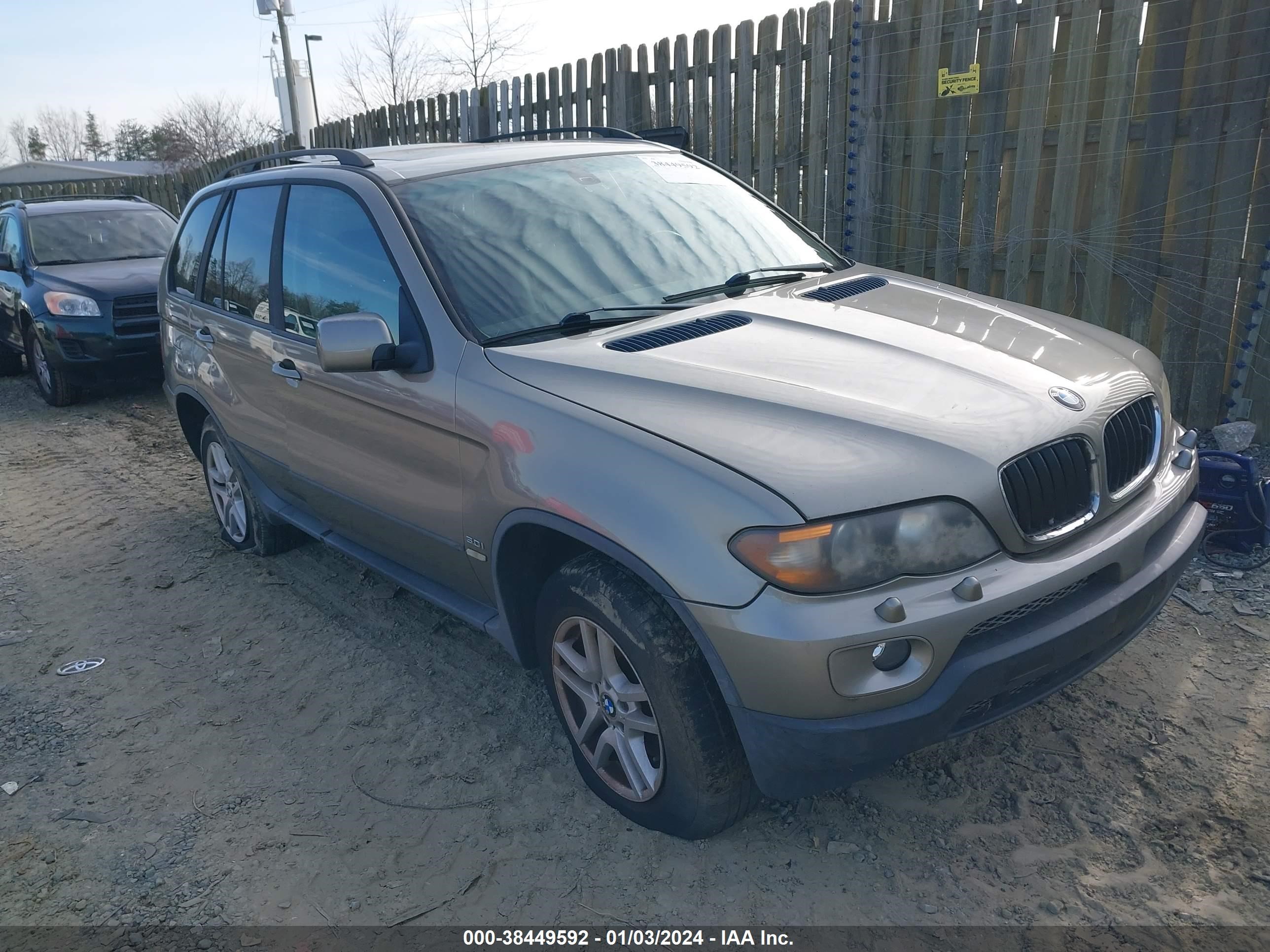 bmw x5 2004 5uxfa13564lu43969