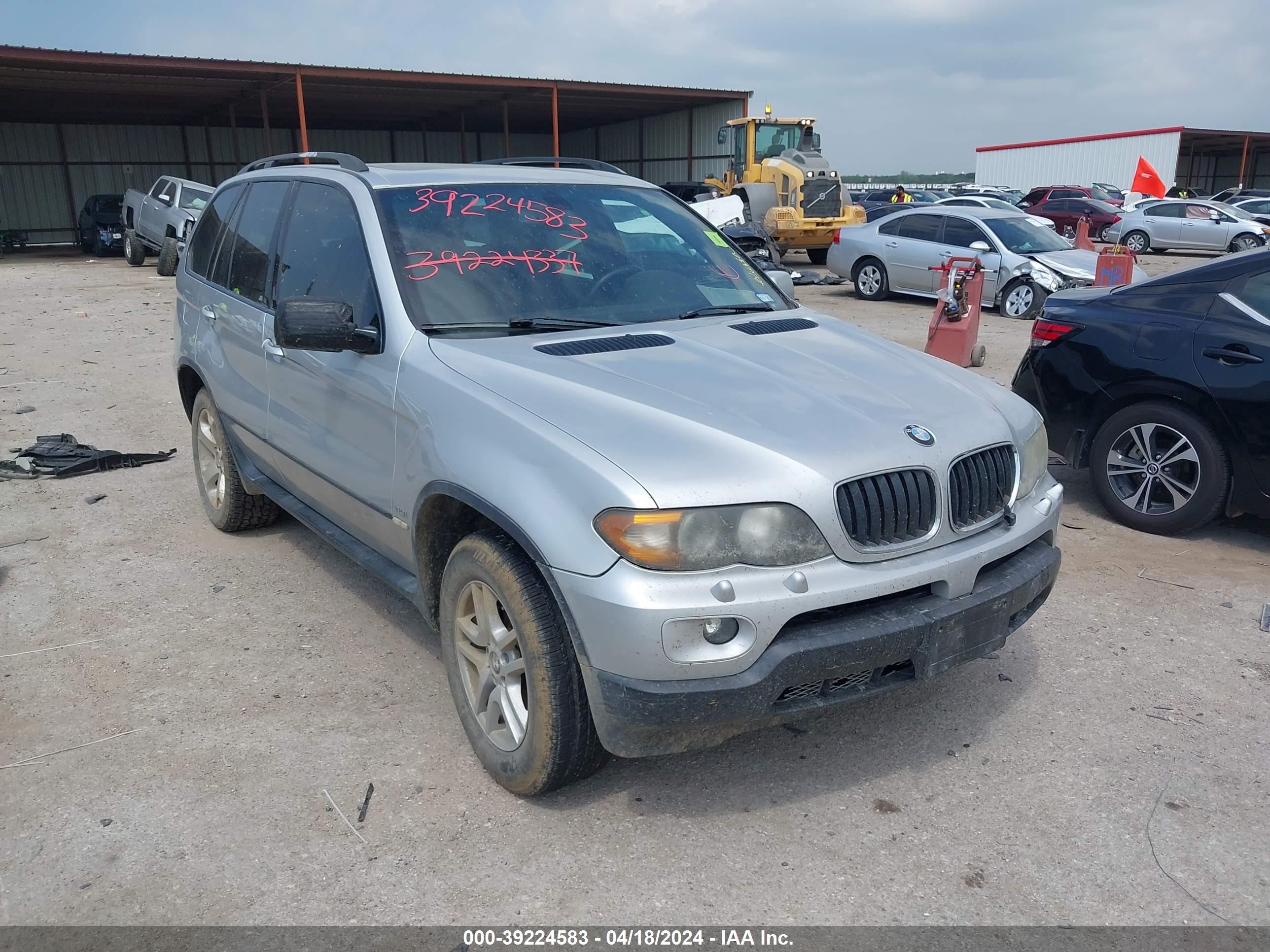 bmw x5 2005 5uxfa13565ly16509