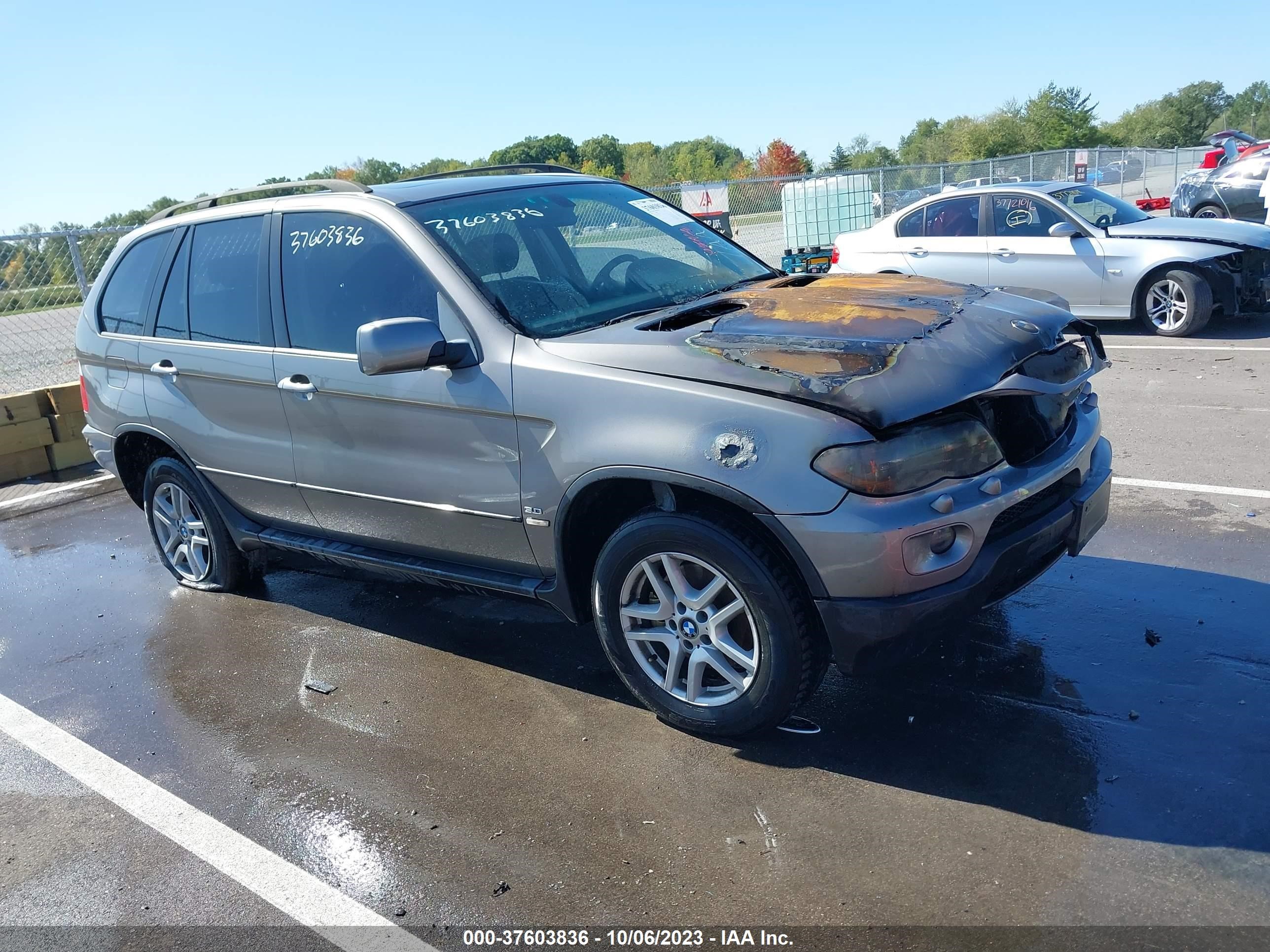 bmw x5 2006 5uxfa13566ly31836