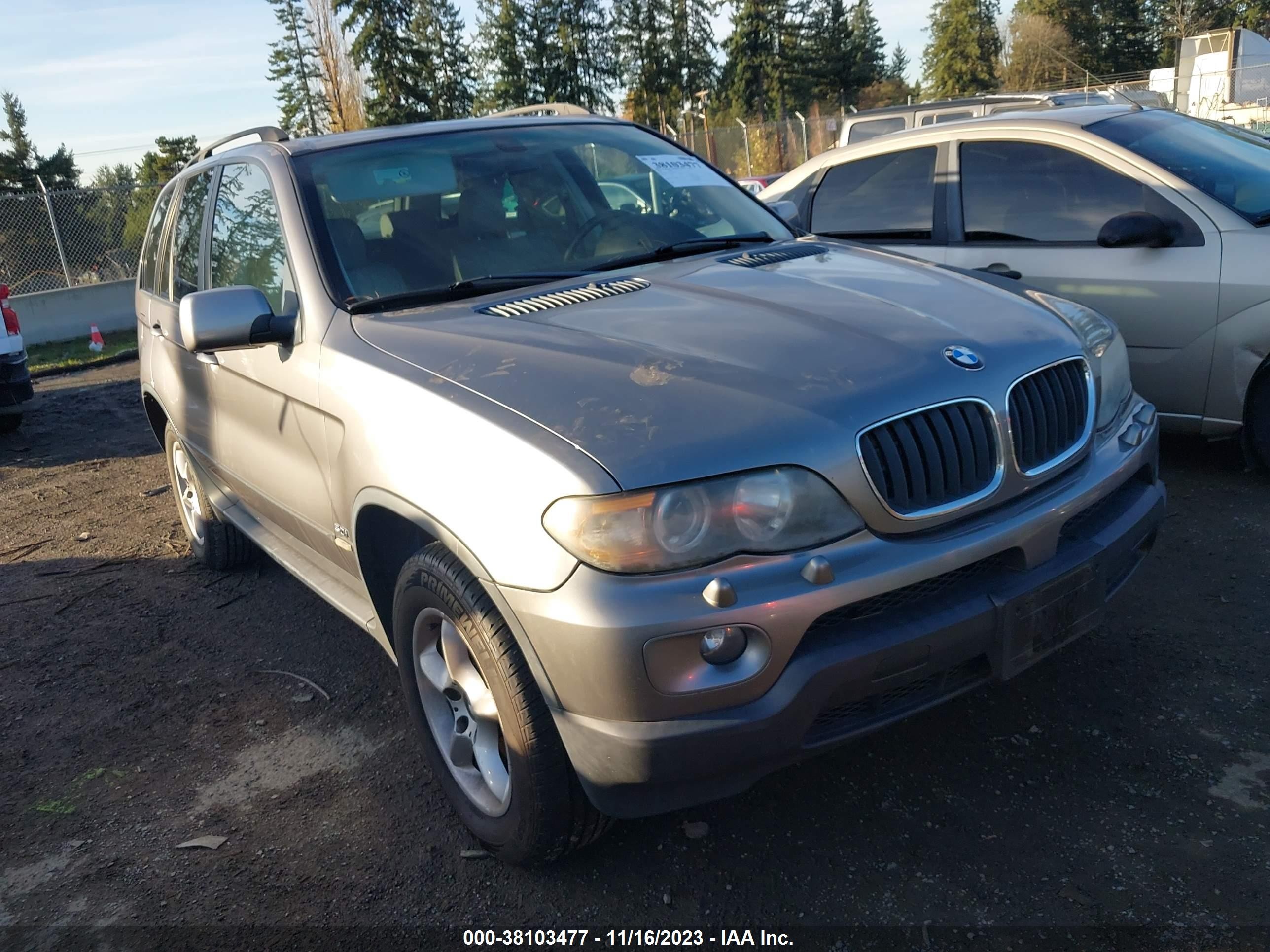 bmw x5 2005 5uxfa13575ly14610