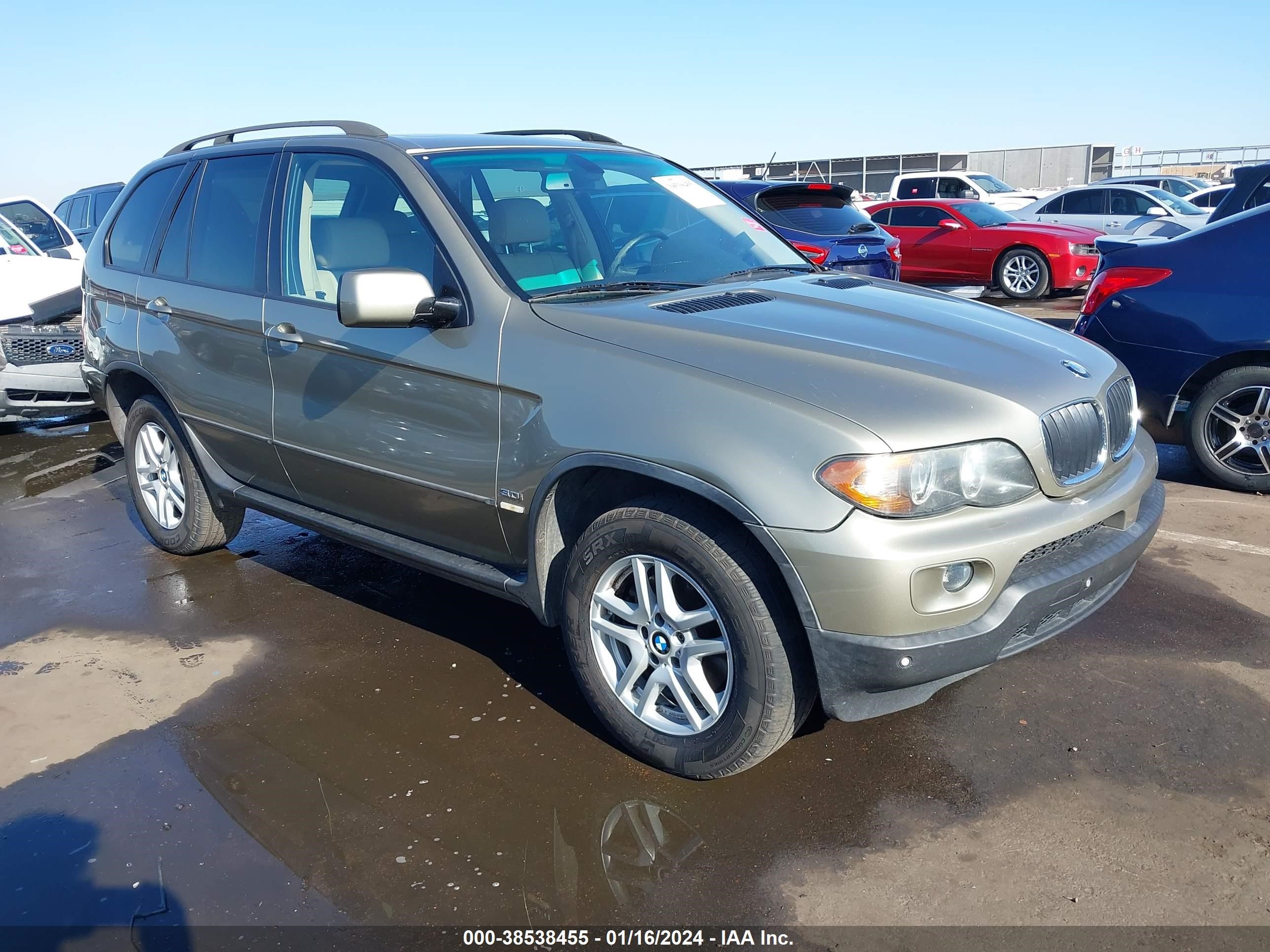 bmw x5 2006 5uxfa13576ly47575