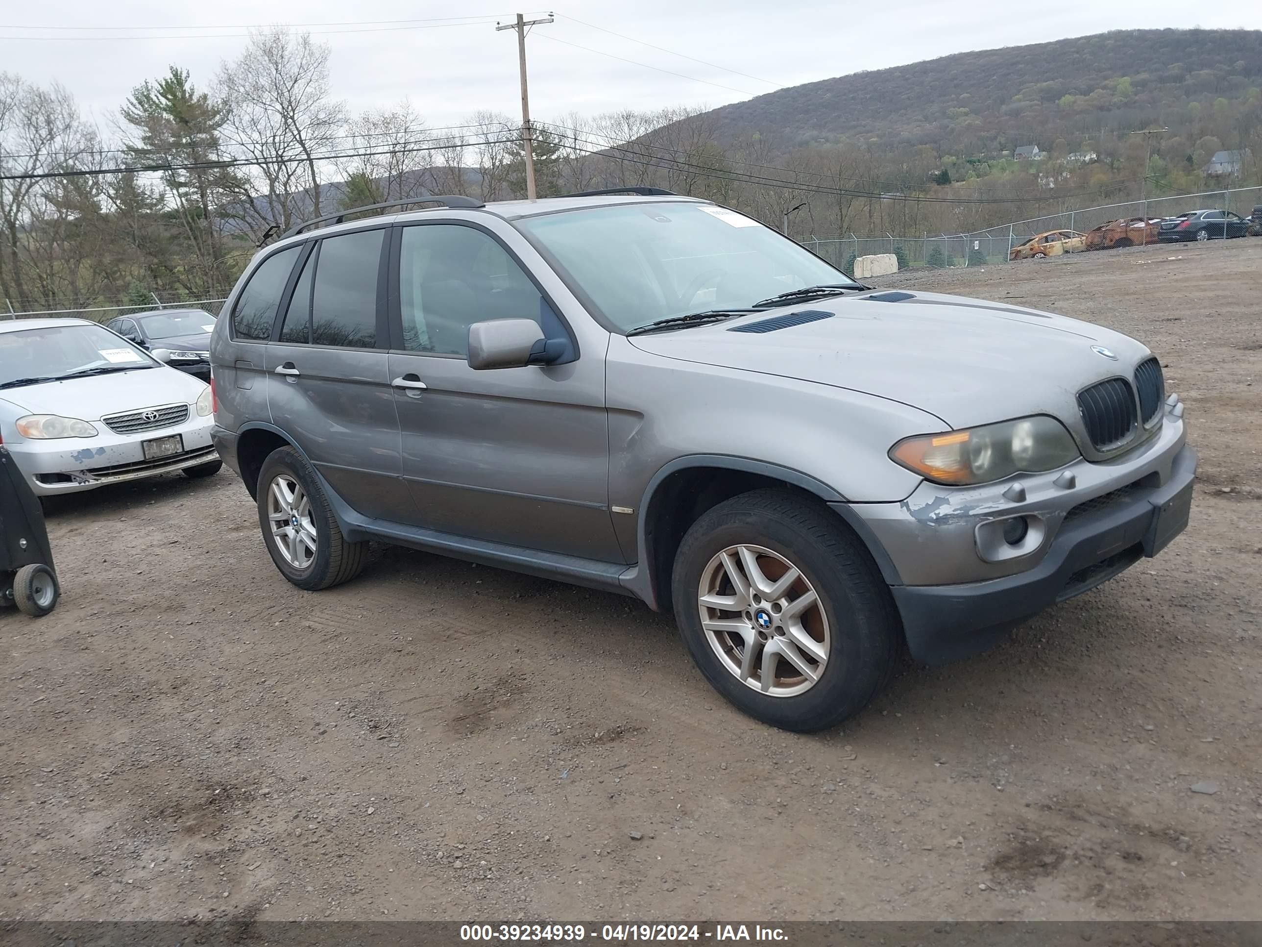 bmw x5 2004 5uxfa13584lu40328