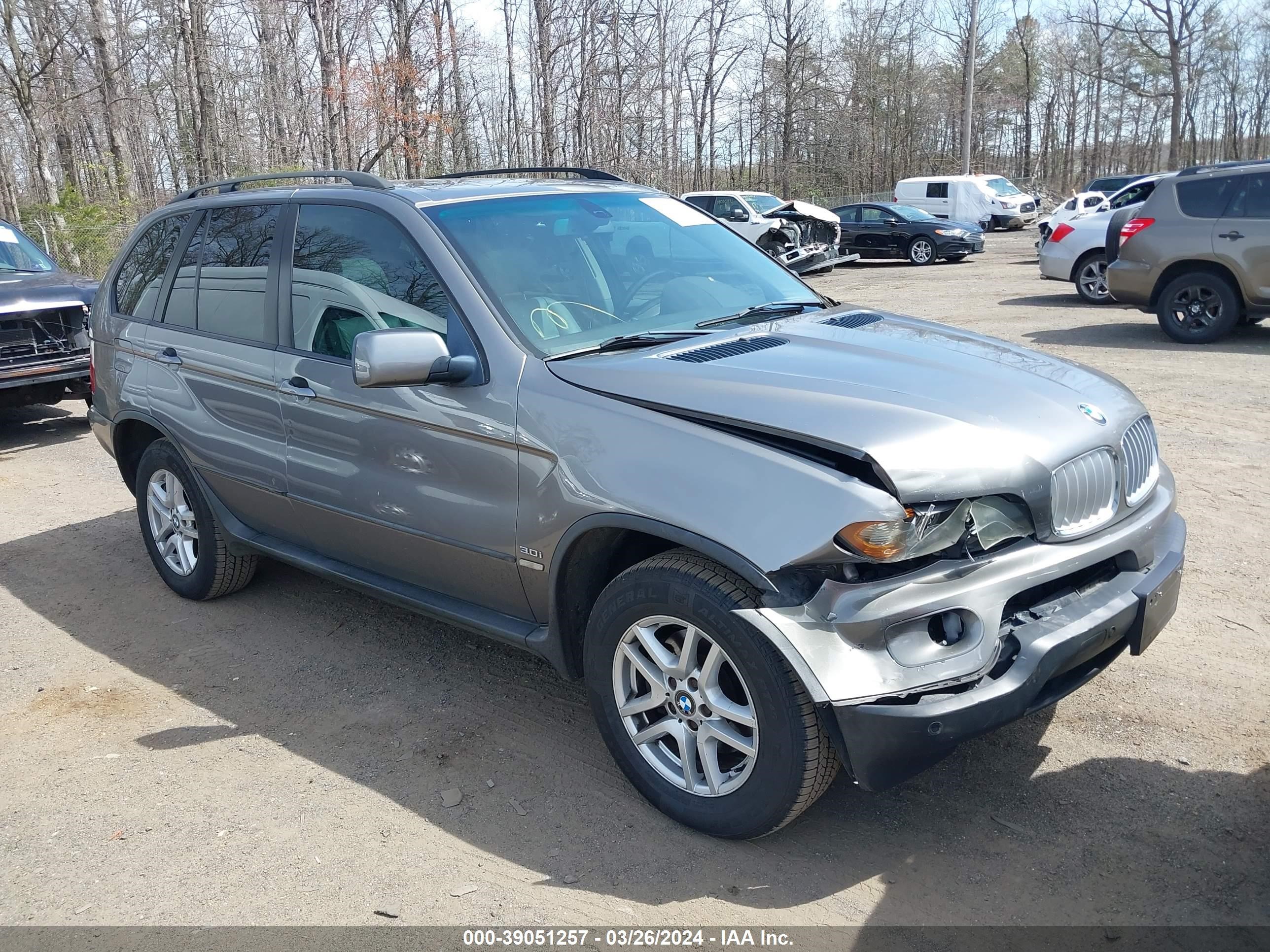 bmw x5 2005 5uxfa13595lb09746