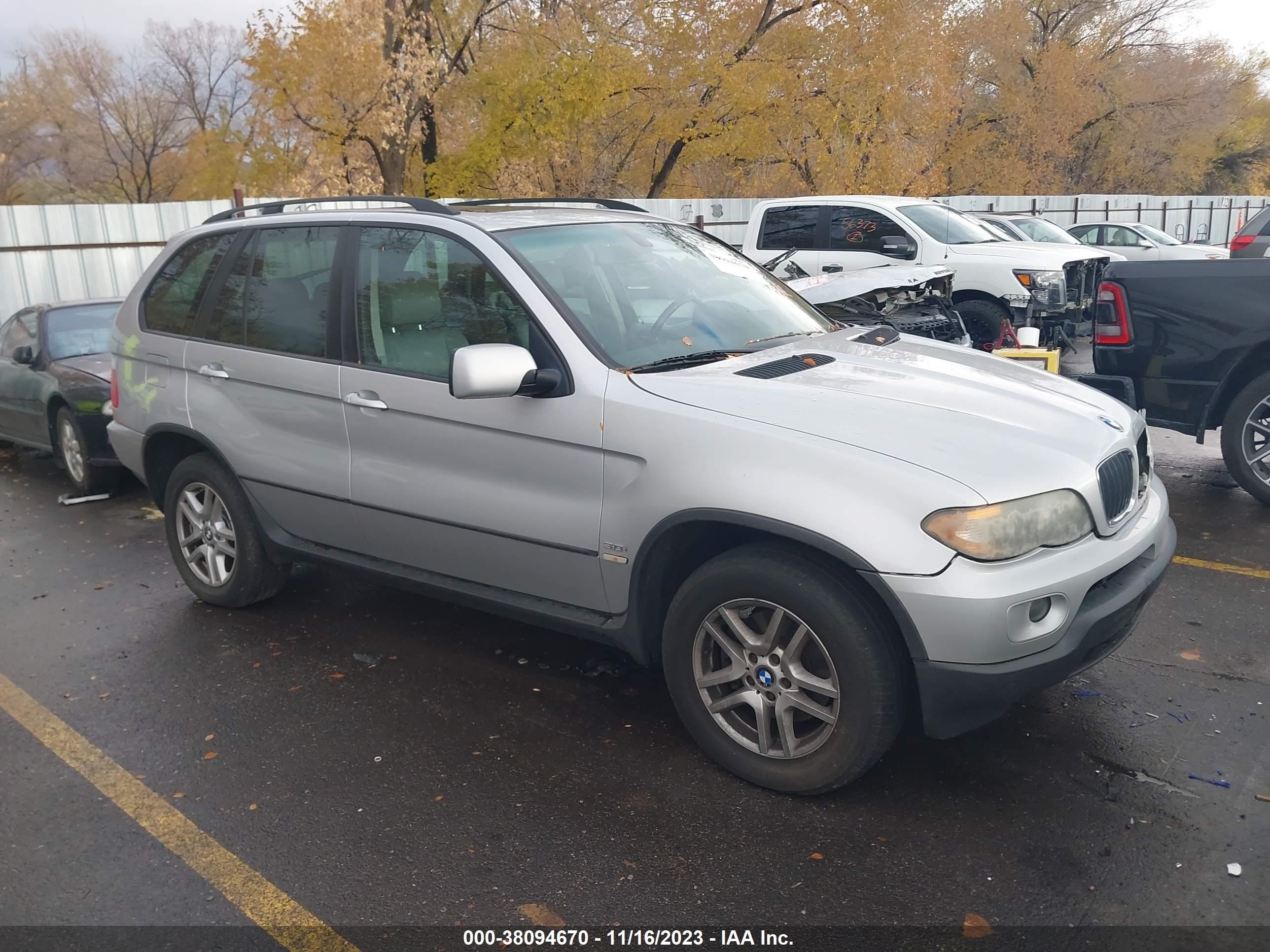 bmw x5 2005 5uxfa13595lu49251