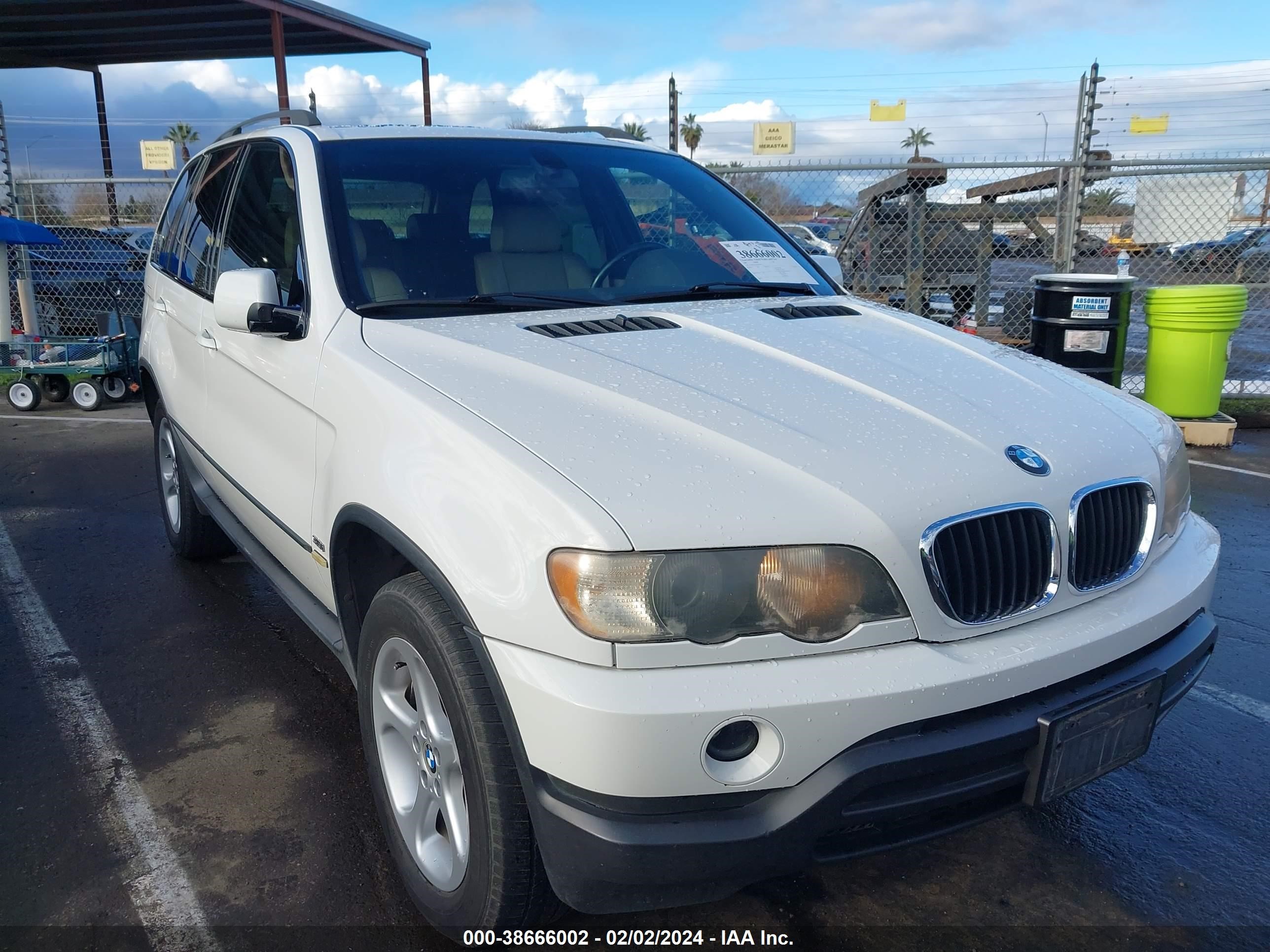 bmw x5 2002 5uxfa53502lp30390