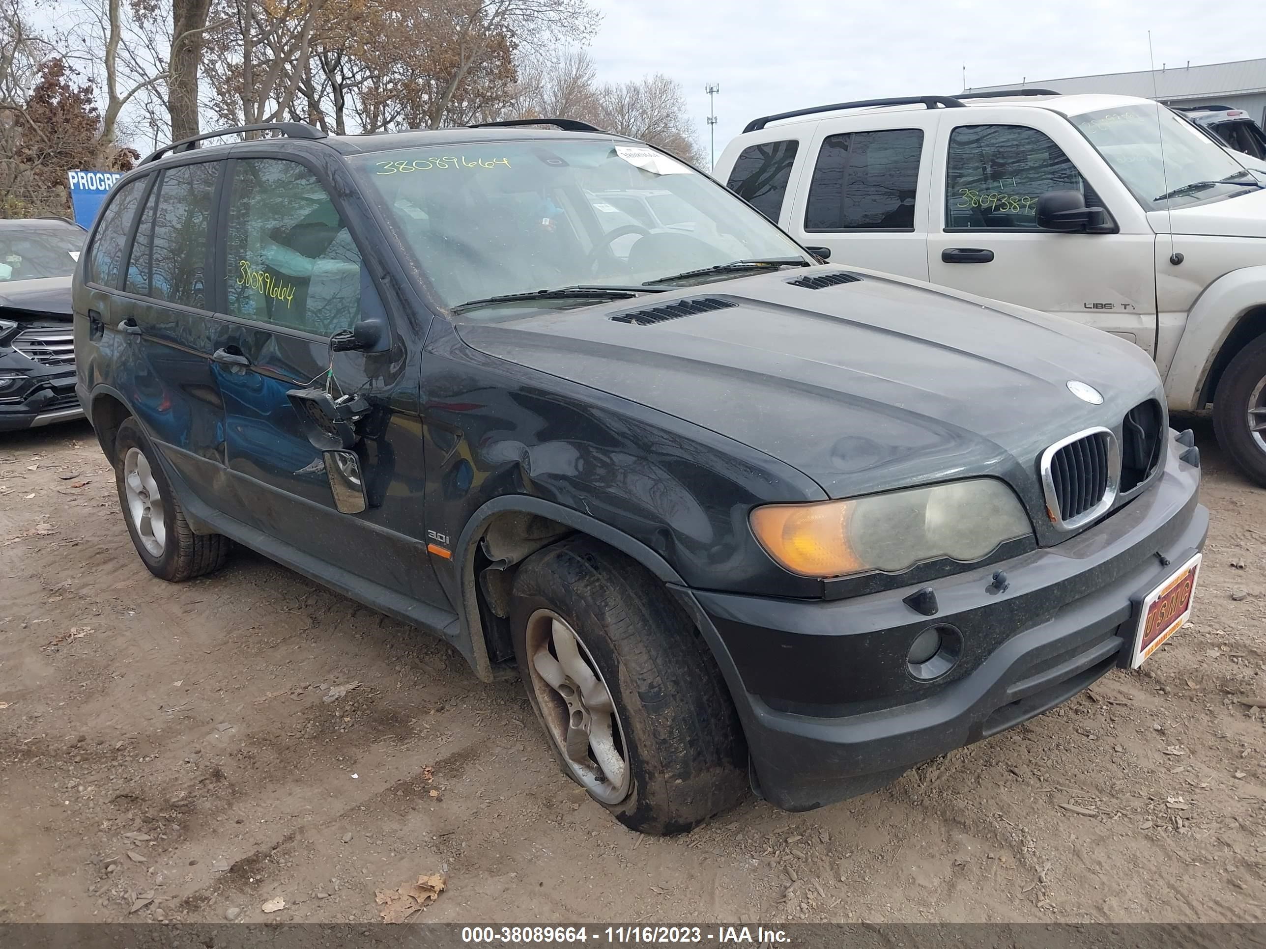 bmw x5 2003 5uxfa53503lv91380