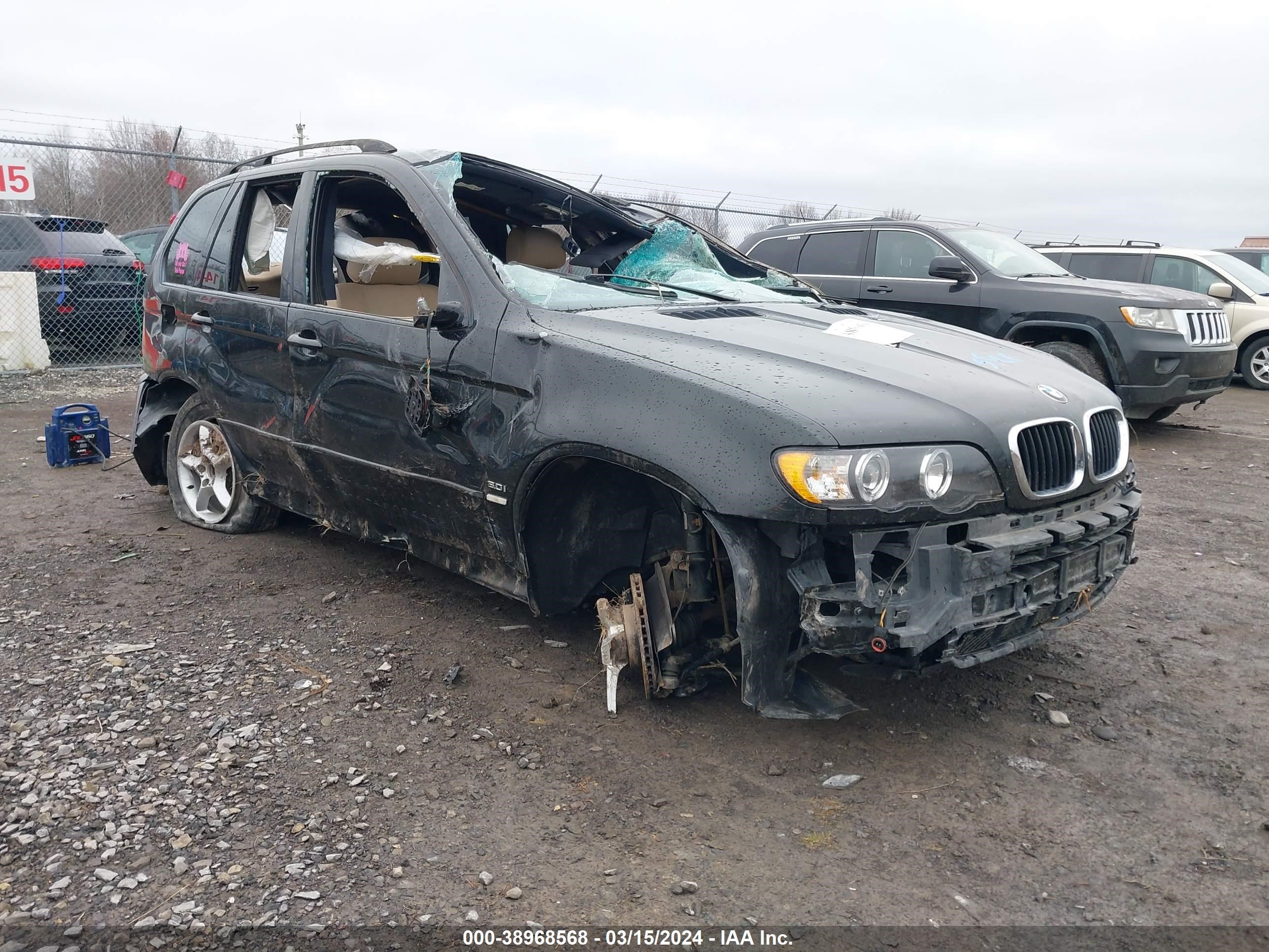 bmw x5 2003 5uxfa53553lv79645