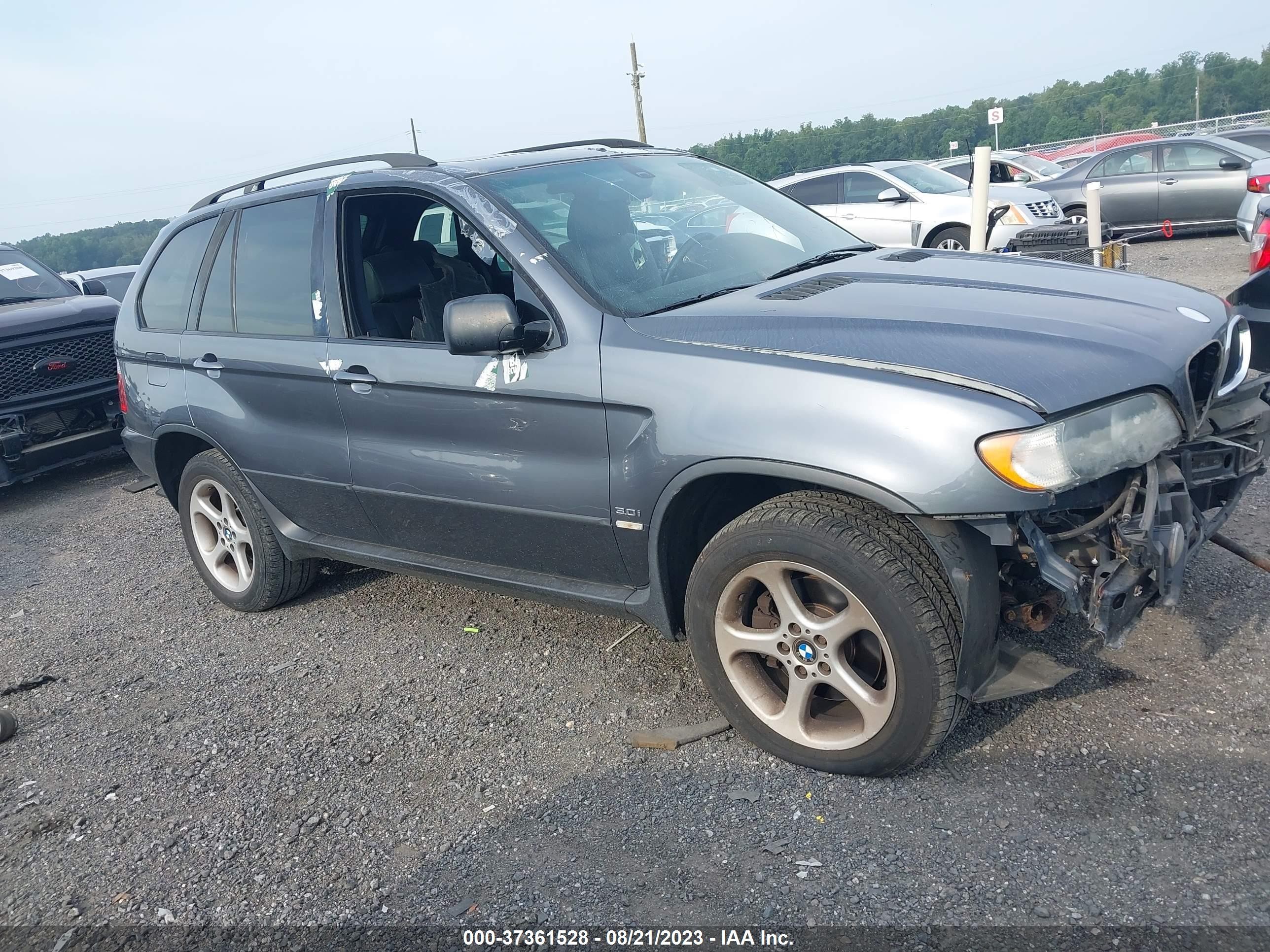 bmw x5 2003 5uxfa53563lv88709