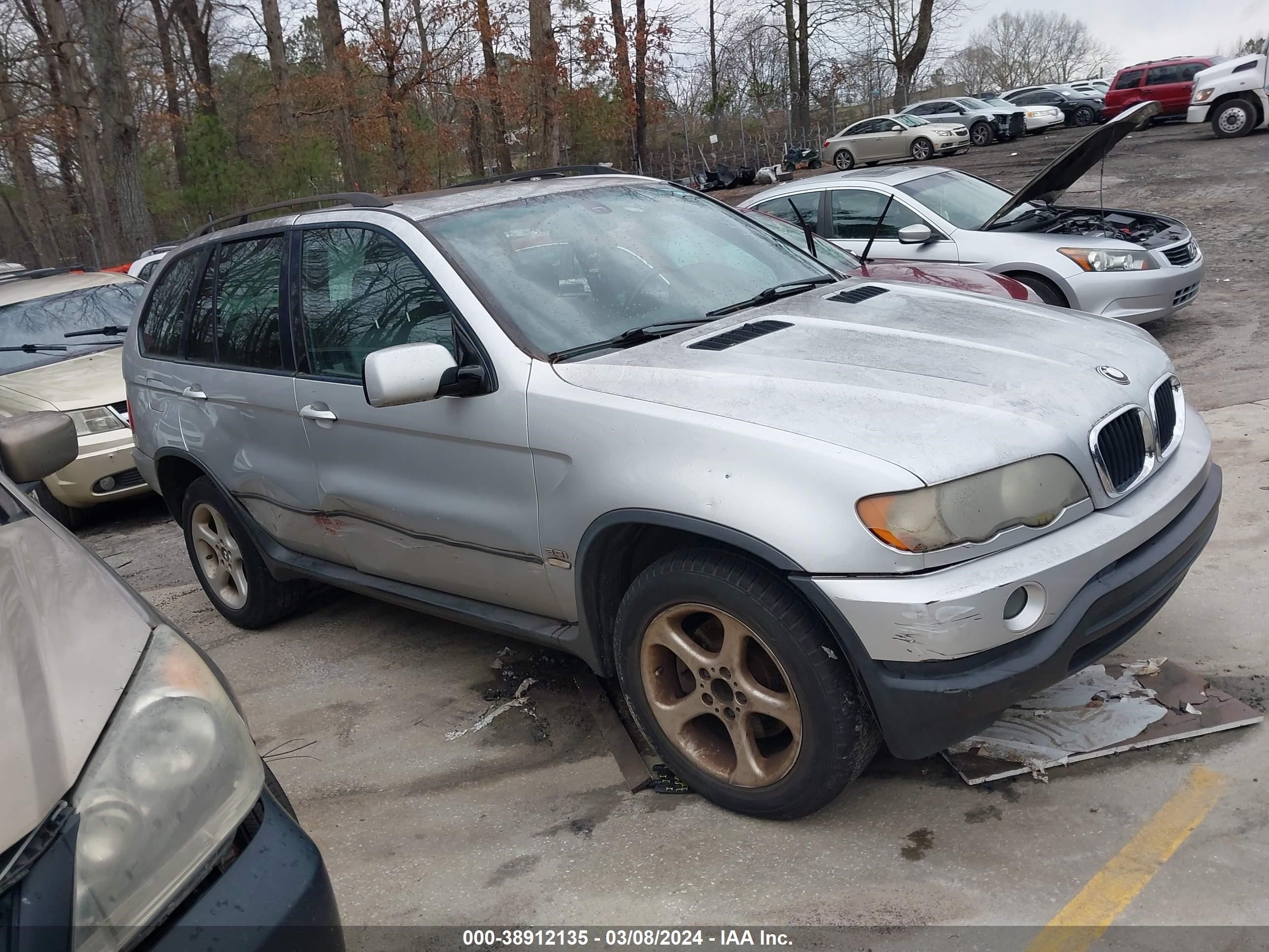 bmw x5 2003 5uxfa53573lv75189