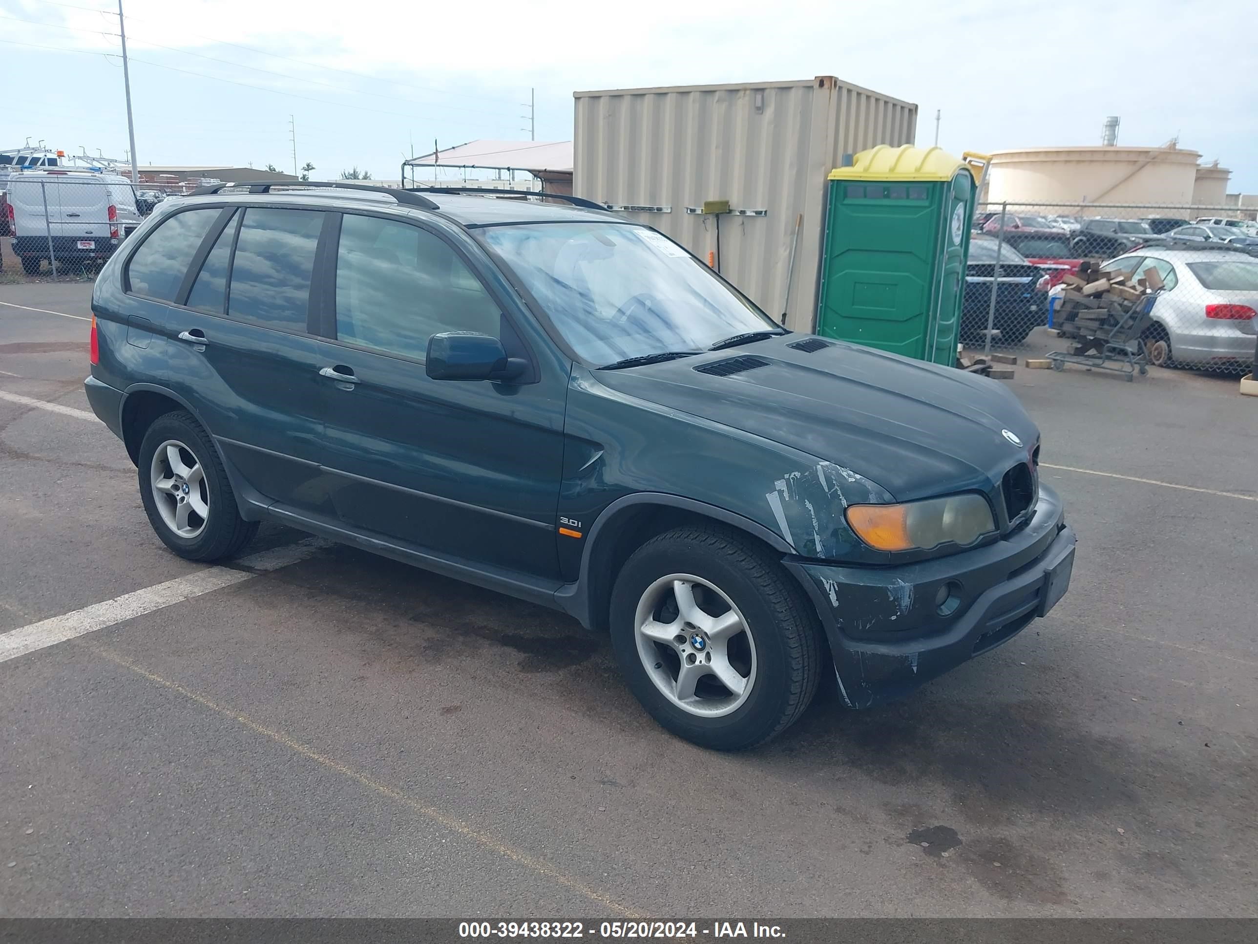 bmw x5 2003 5uxfa535x3lv80905