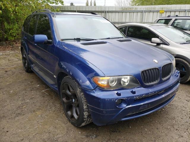 bmw x5 4.8is 2004 5uxfa93554le81033