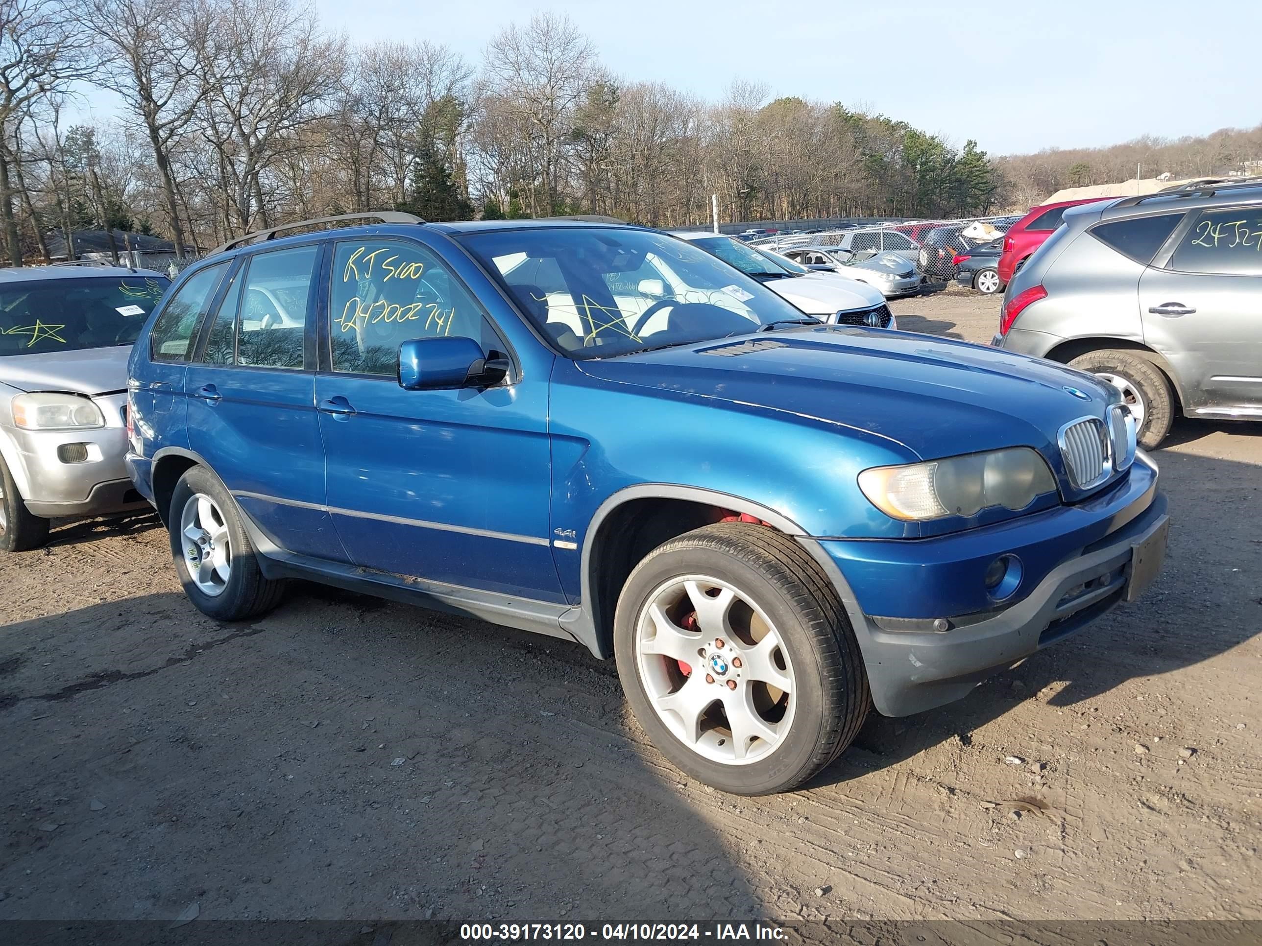 bmw x5 2003 5uxfb33583lh41269