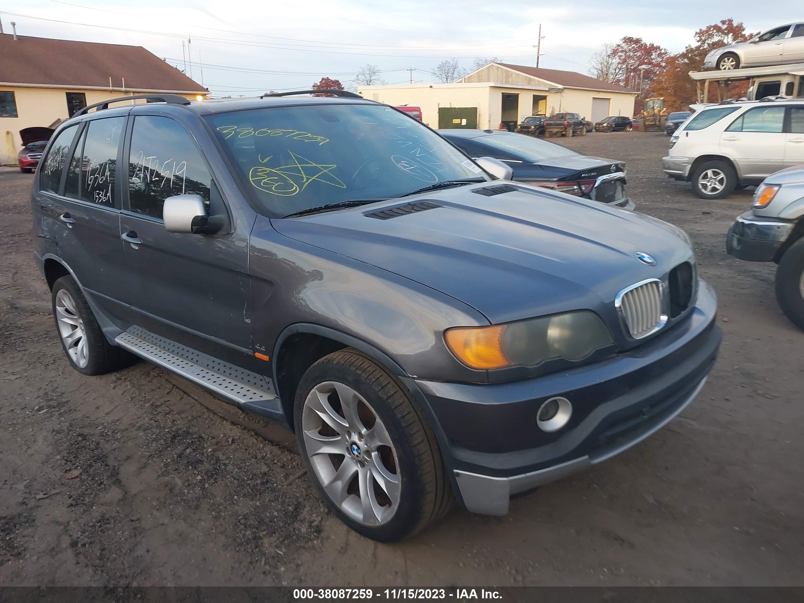 bmw x5 2003 5uxfb335x3lh46215