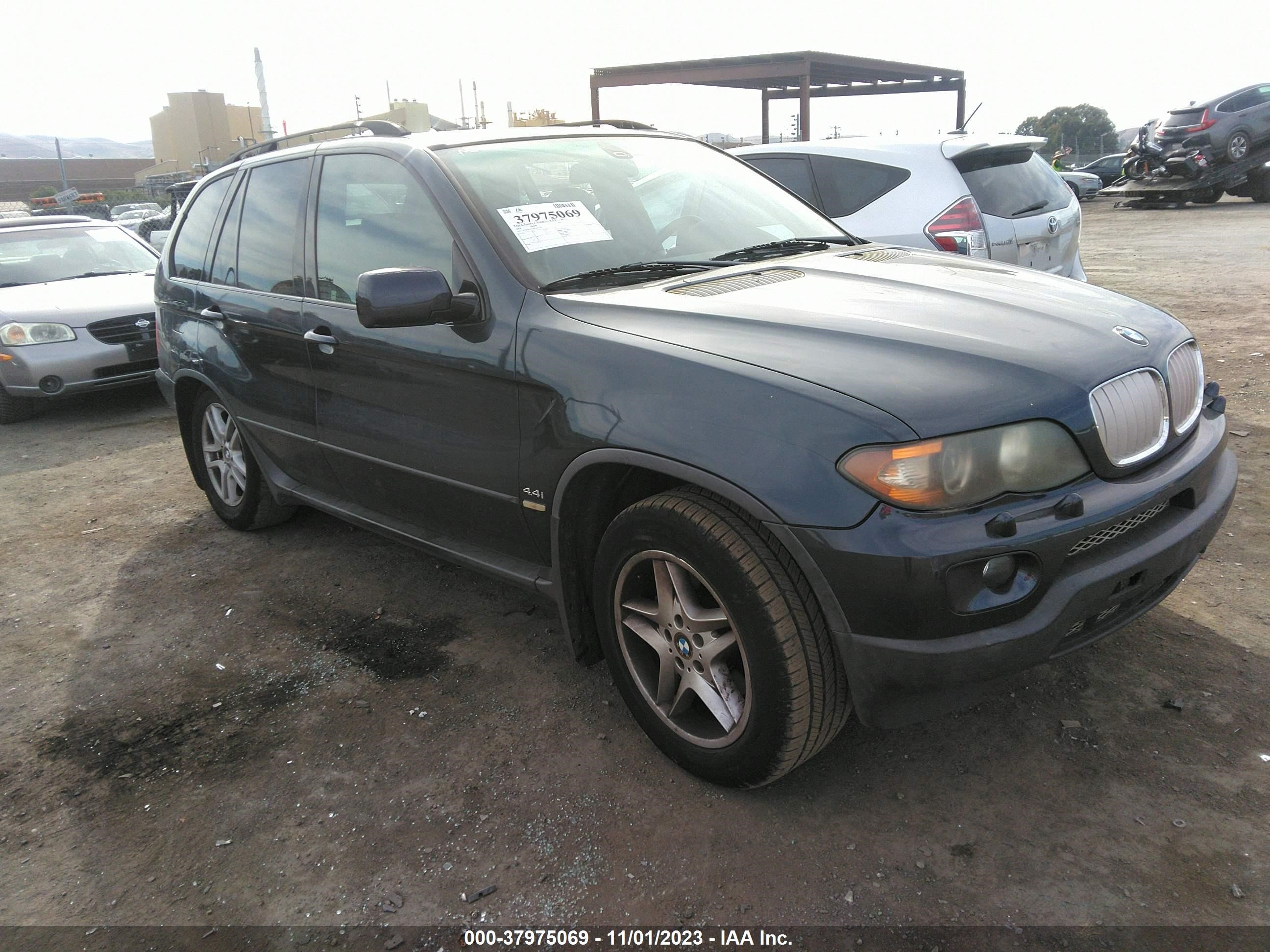 bmw x5 2004 5uxfb535x4lv07239