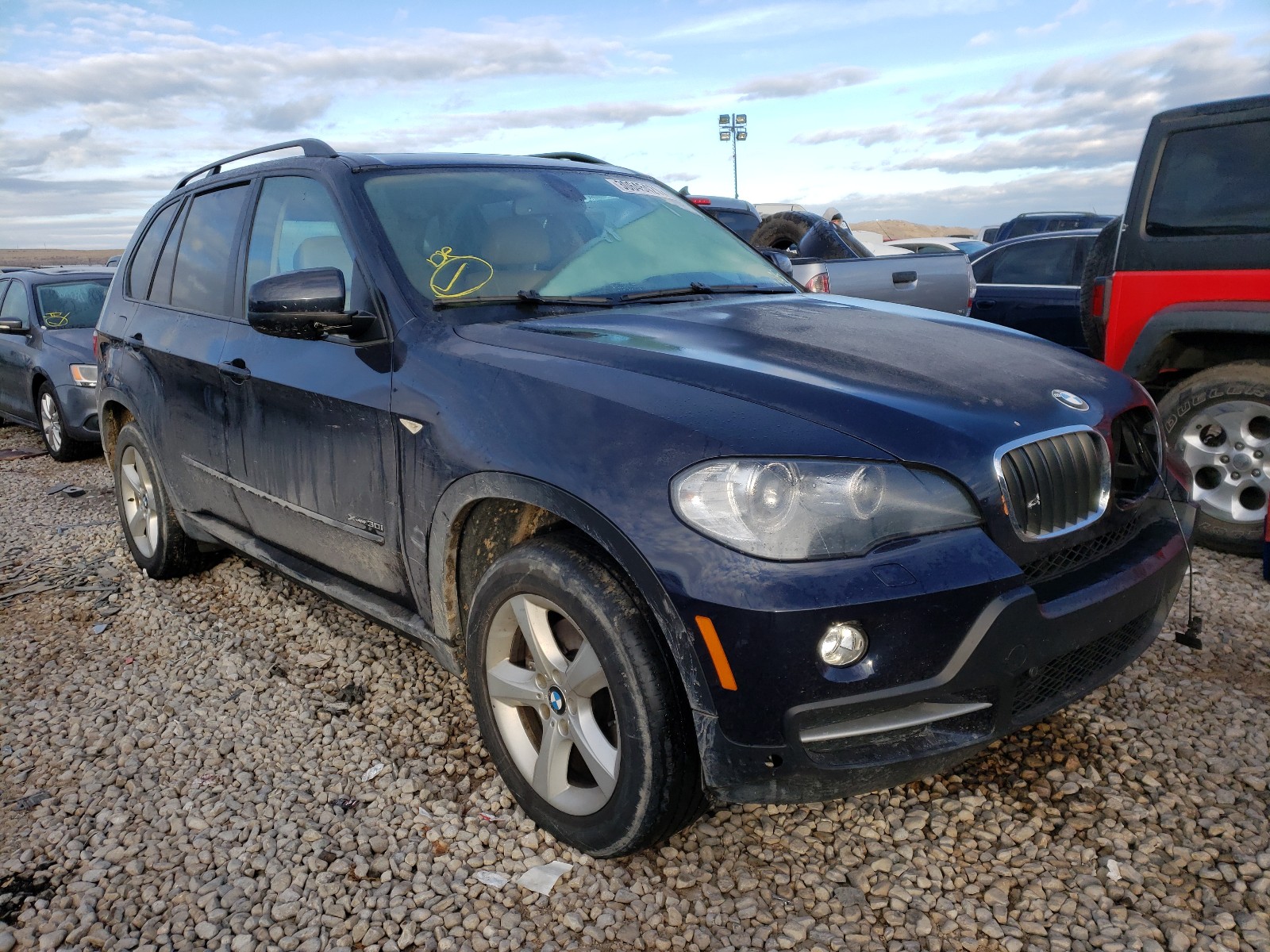 bmw x5 xdrive3 2009 5uxfe43509l037411