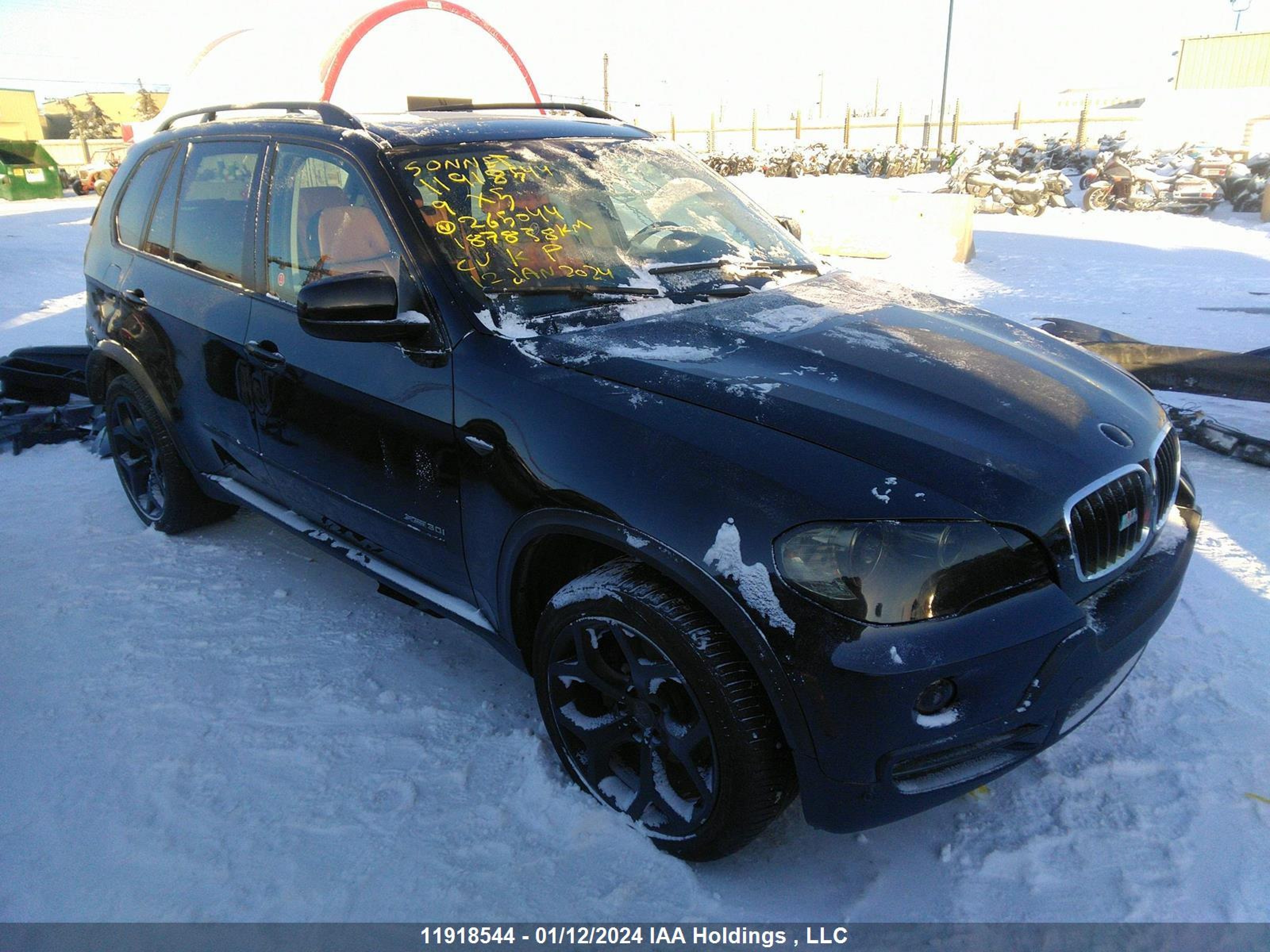 bmw x5 2009 5uxfe435x9l265044