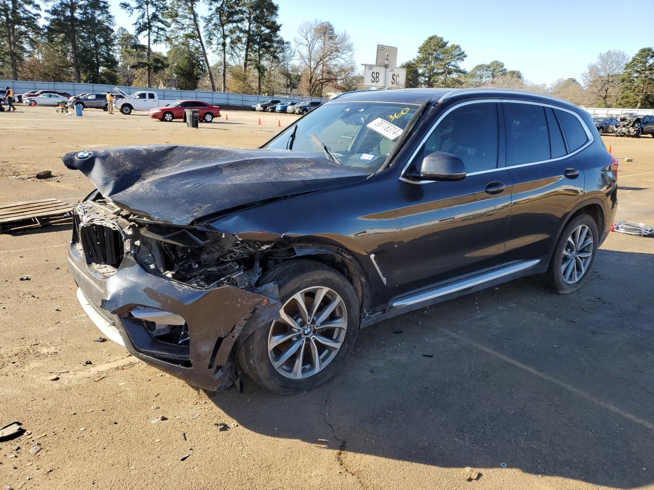 bmw x3 2019 5uxtr7c59klf23359