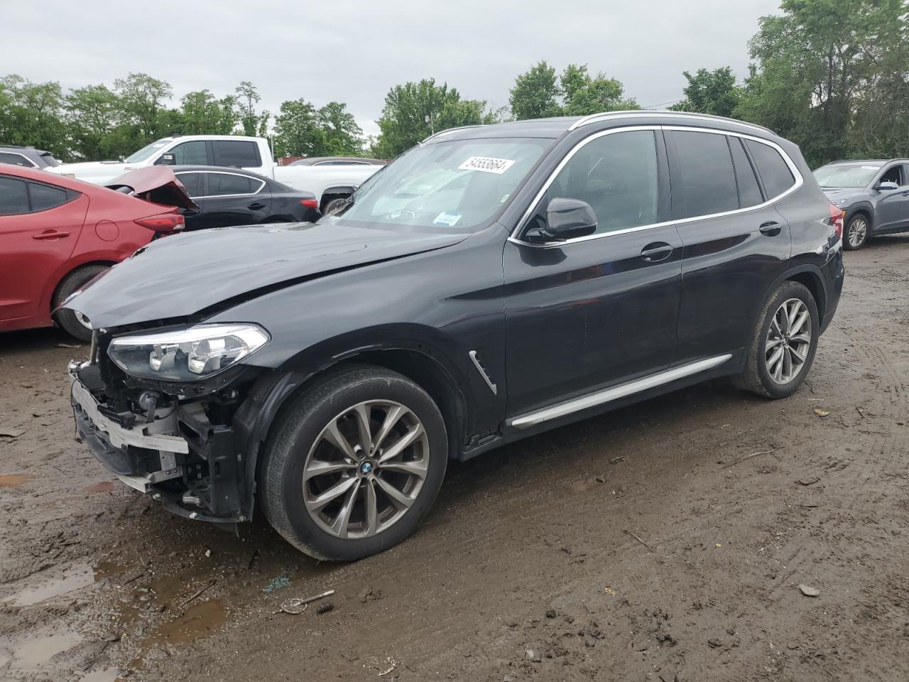 bmw x3 2018 5uxtr9c53jld71377