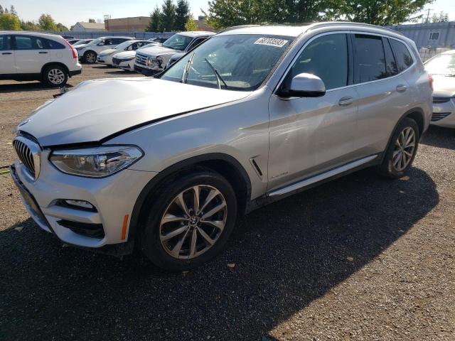 bmw x3 xdrive 30i 2018 5uxtr9c57jld60009