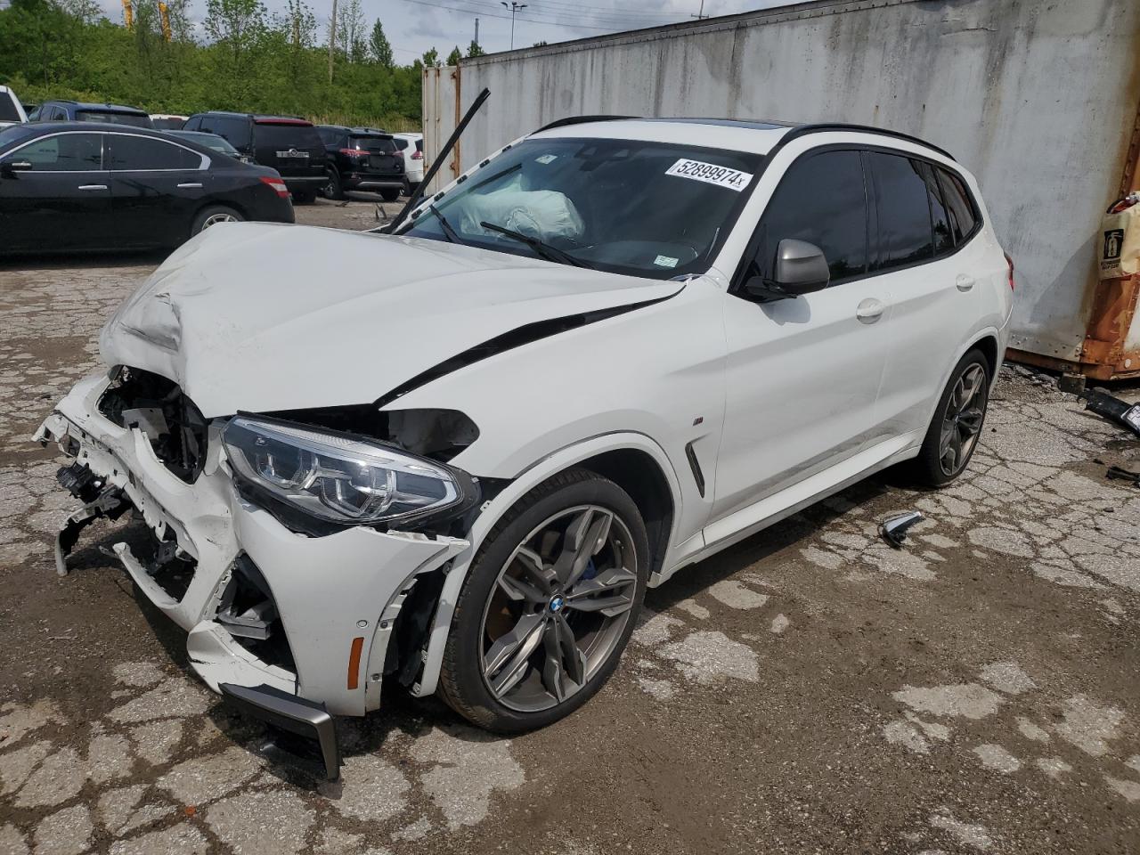 bmw x3 2018 5uxts3c51j0y94316