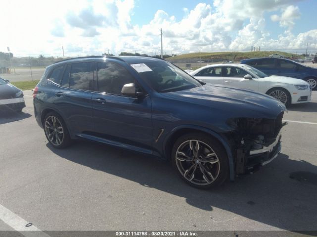 bmw x3 2018 5uxts3c51j0z02236