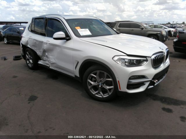 bmw x3 2020 5uxty3c02l9d56602