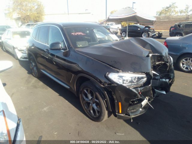 bmw x3 2021 5uxty3c03m9g91076