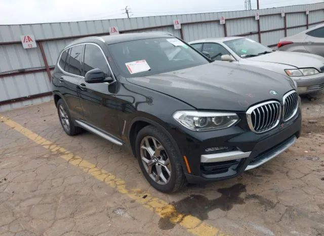 bmw x3 2021 5uxty3c07m9d75552