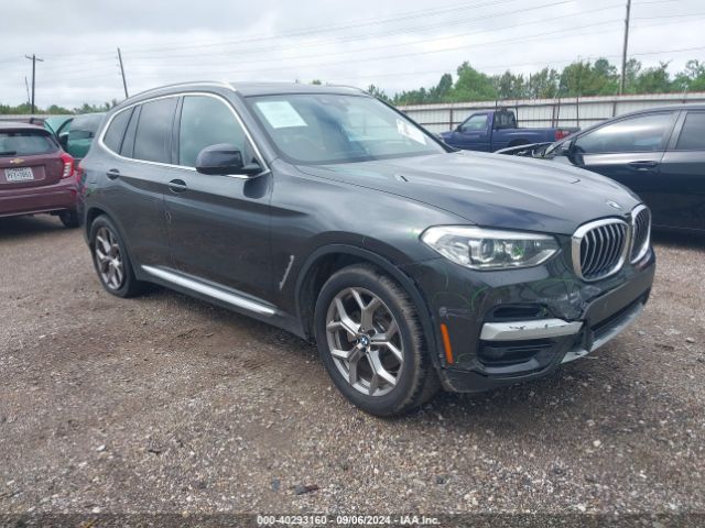 bmw x3 2021 5uxty3c07m9e37290