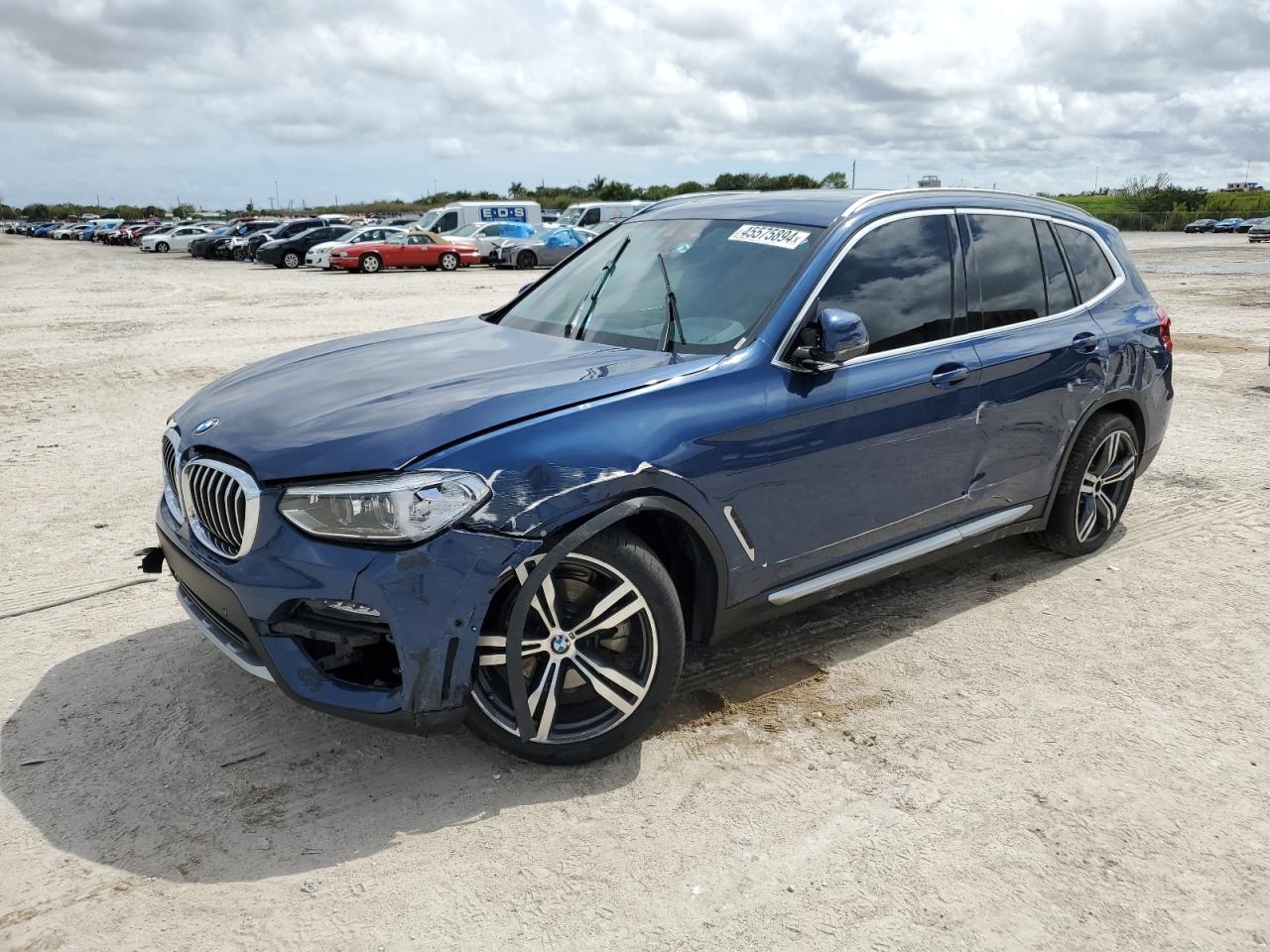 bmw x3 2020 5uxty3c08l9b57456