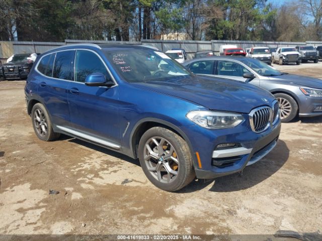 bmw x3 2021 5uxty3c09m9e25058