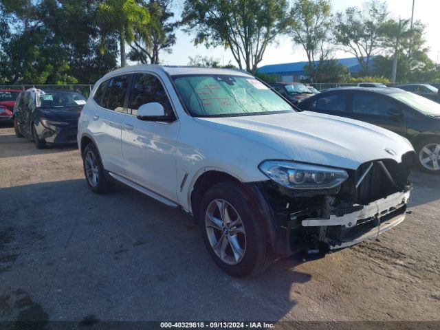 bmw x3 2021 5uxty3c09m9g39760