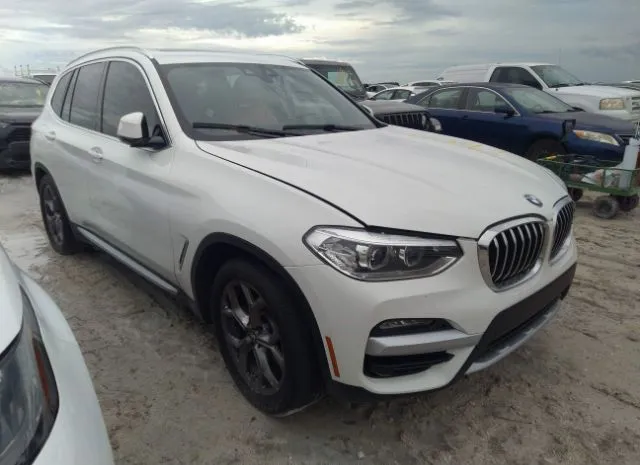 bmw x3 2021 5uxty3c0xm9f71601