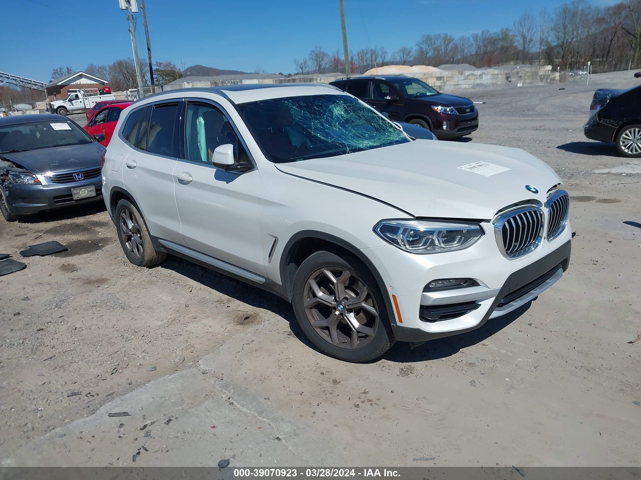 bmw x3 2021 5uxty5c03m9f43070