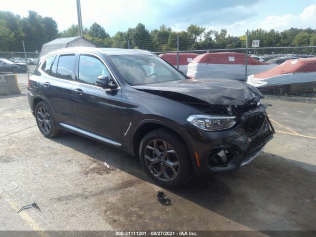 bmw x3 2021 5uxty5c04m9f54143