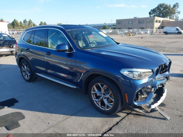 bmw x3 2021 5uxty5c04m9g21033