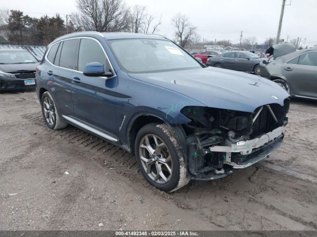 bmw x3 2021 5uxty5c07m9f66626