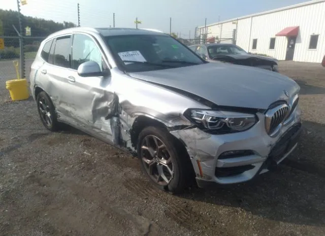 bmw x3 2021 5uxty5c07m9g40966